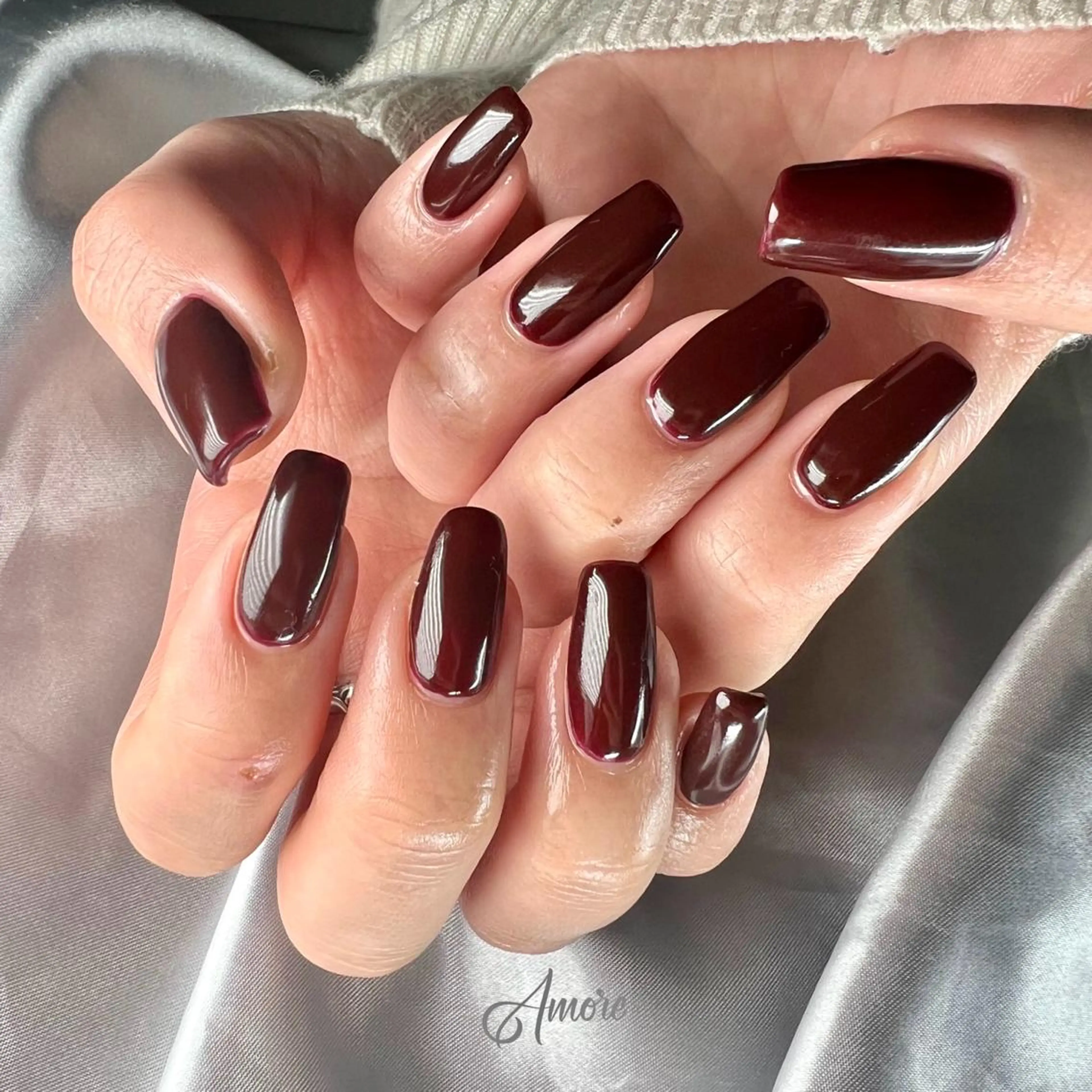 ネイル ジェルネイル ミラーネイル オフィスネイル パラジェル You kyehwaのネイルデザイン