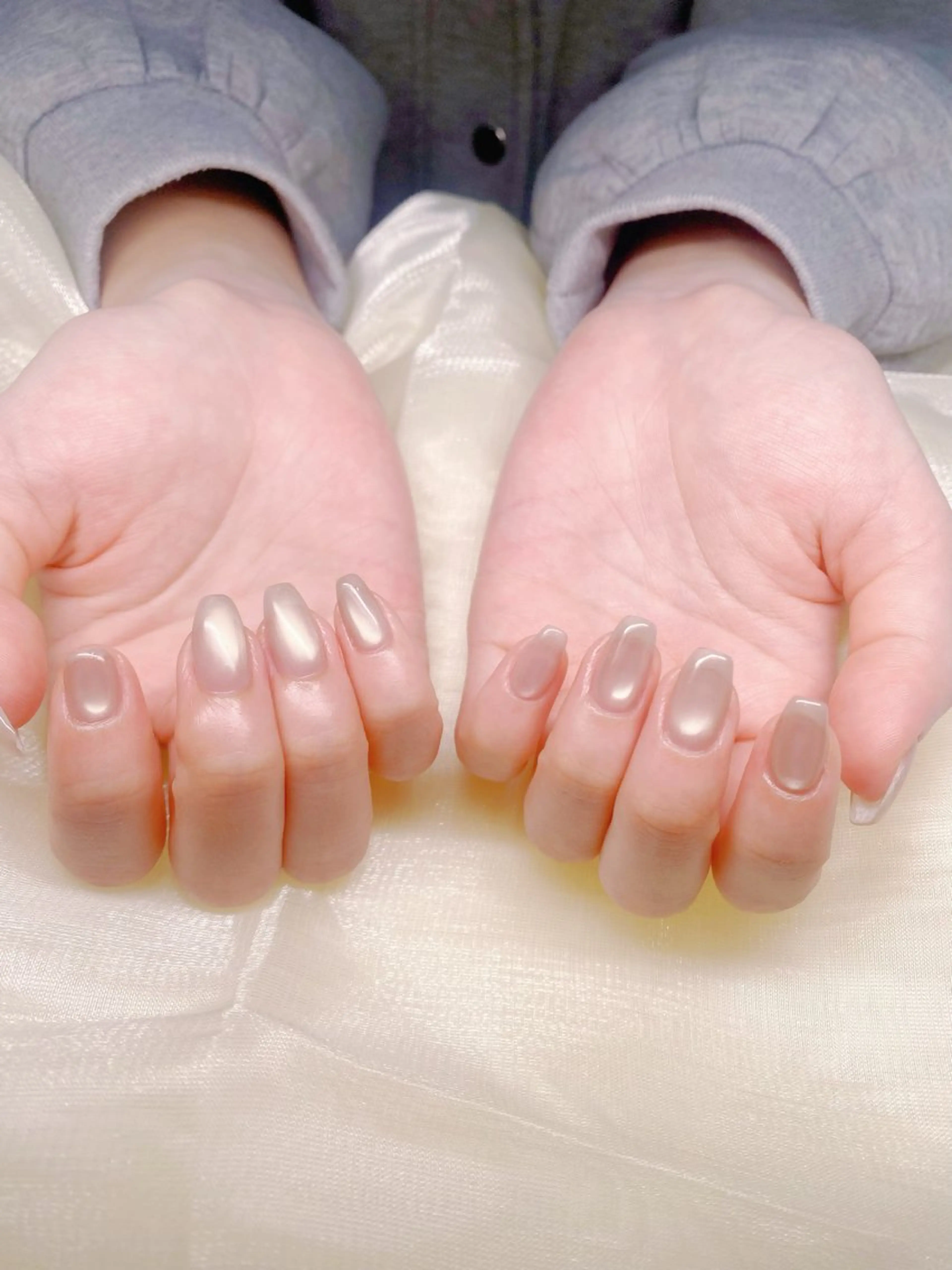 ネイル オーロラネイル チークネイル フレンチネイル 韓国ネイル マグネットネイル ハンドネイル ANA 168 池袋のネイルデザイン