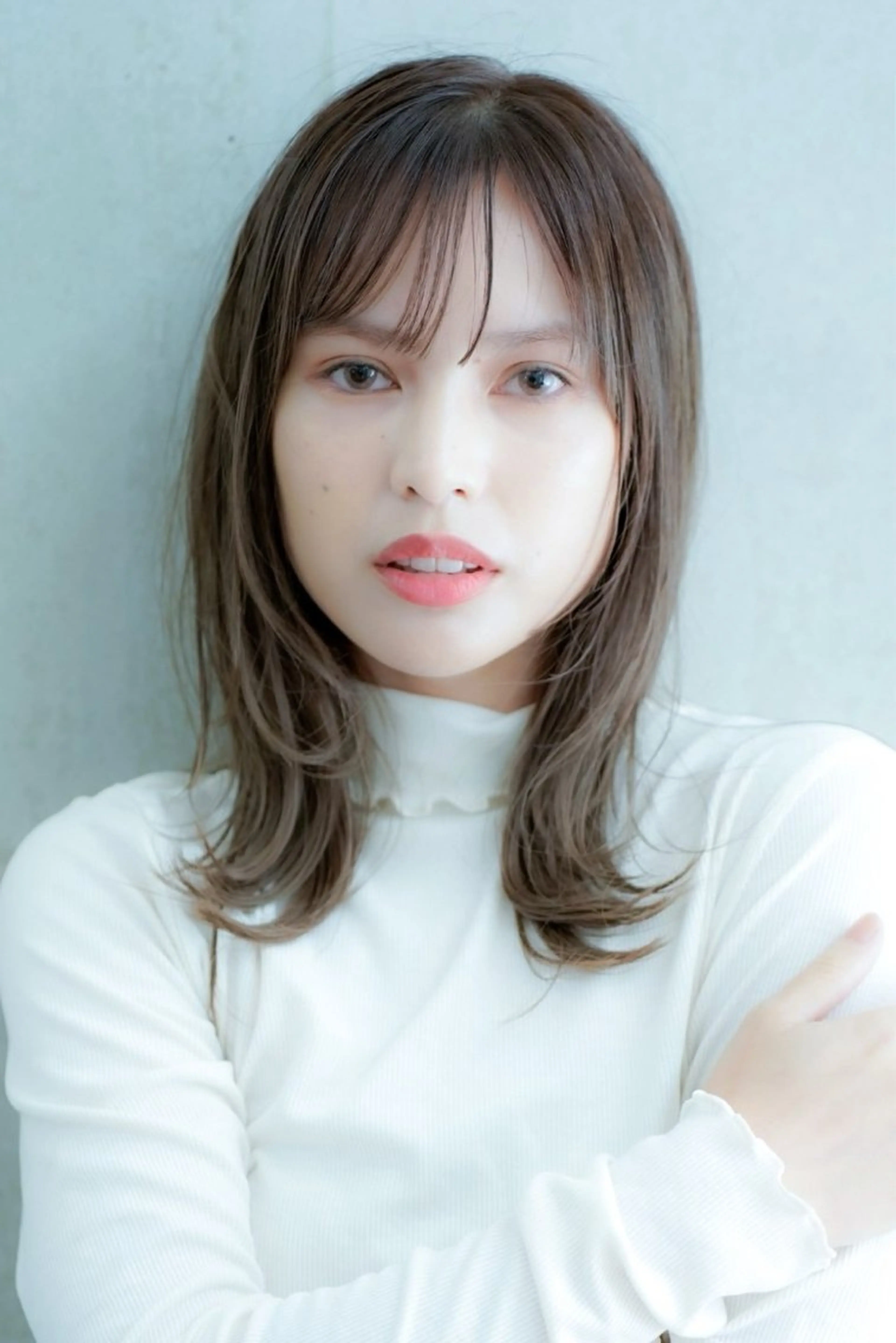 前髪カットの写真