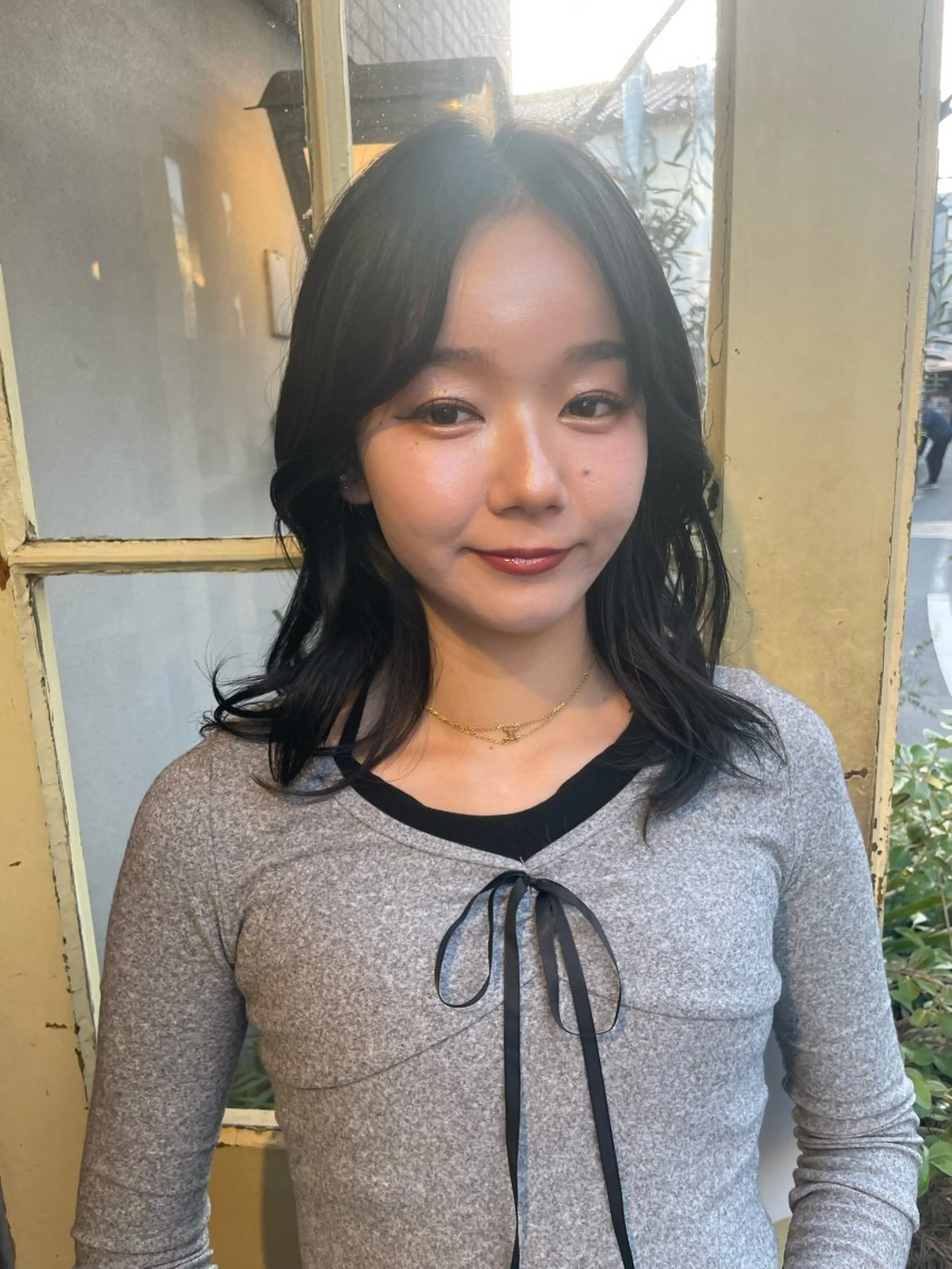 ミディアム カラー KURIA*⋆ஐ ブリーチ/韓国ヘアのヘアスタイル