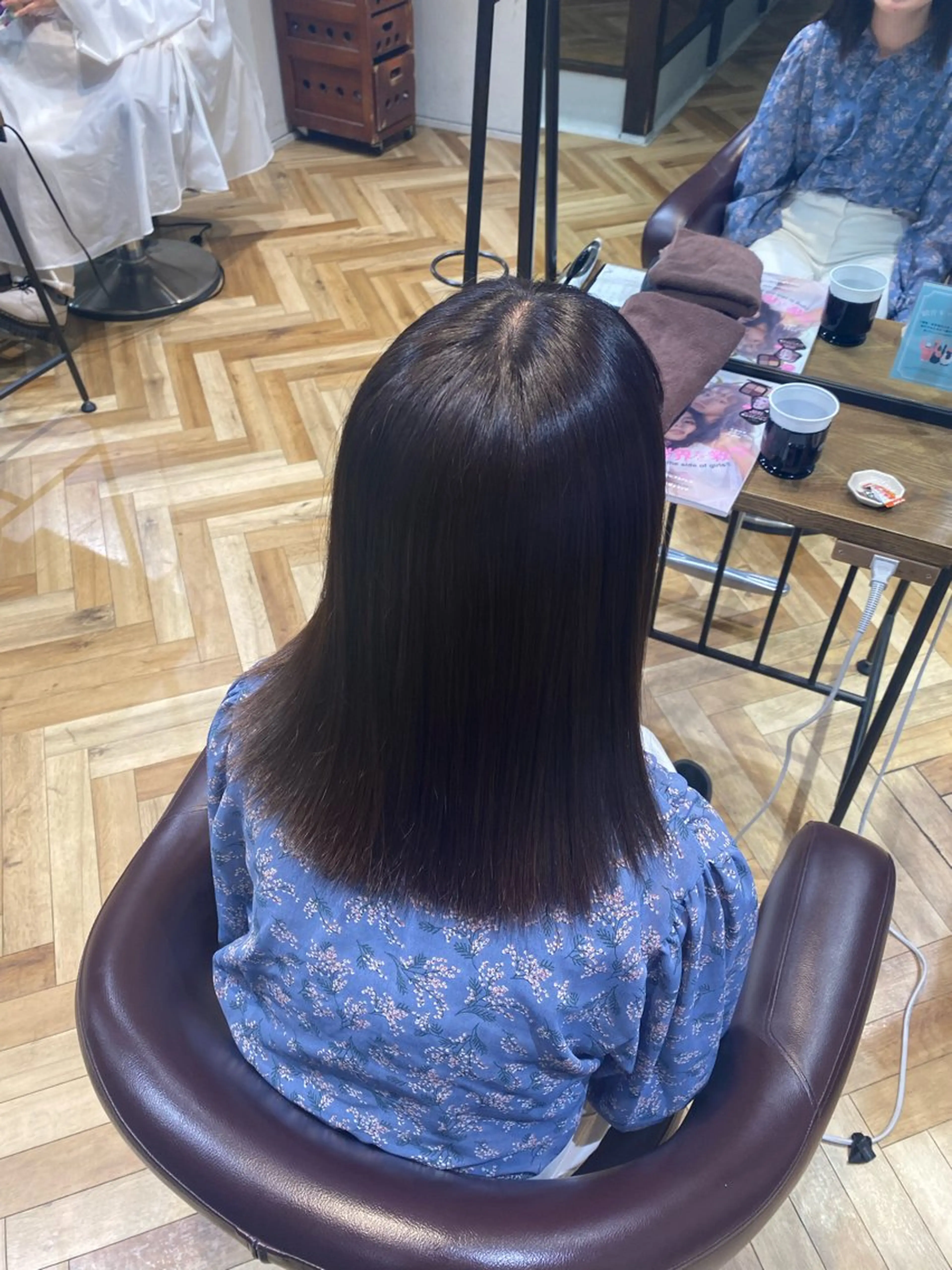 カラー ヘアカラー 韓国ヘア AINA🐱のヘアスタイル