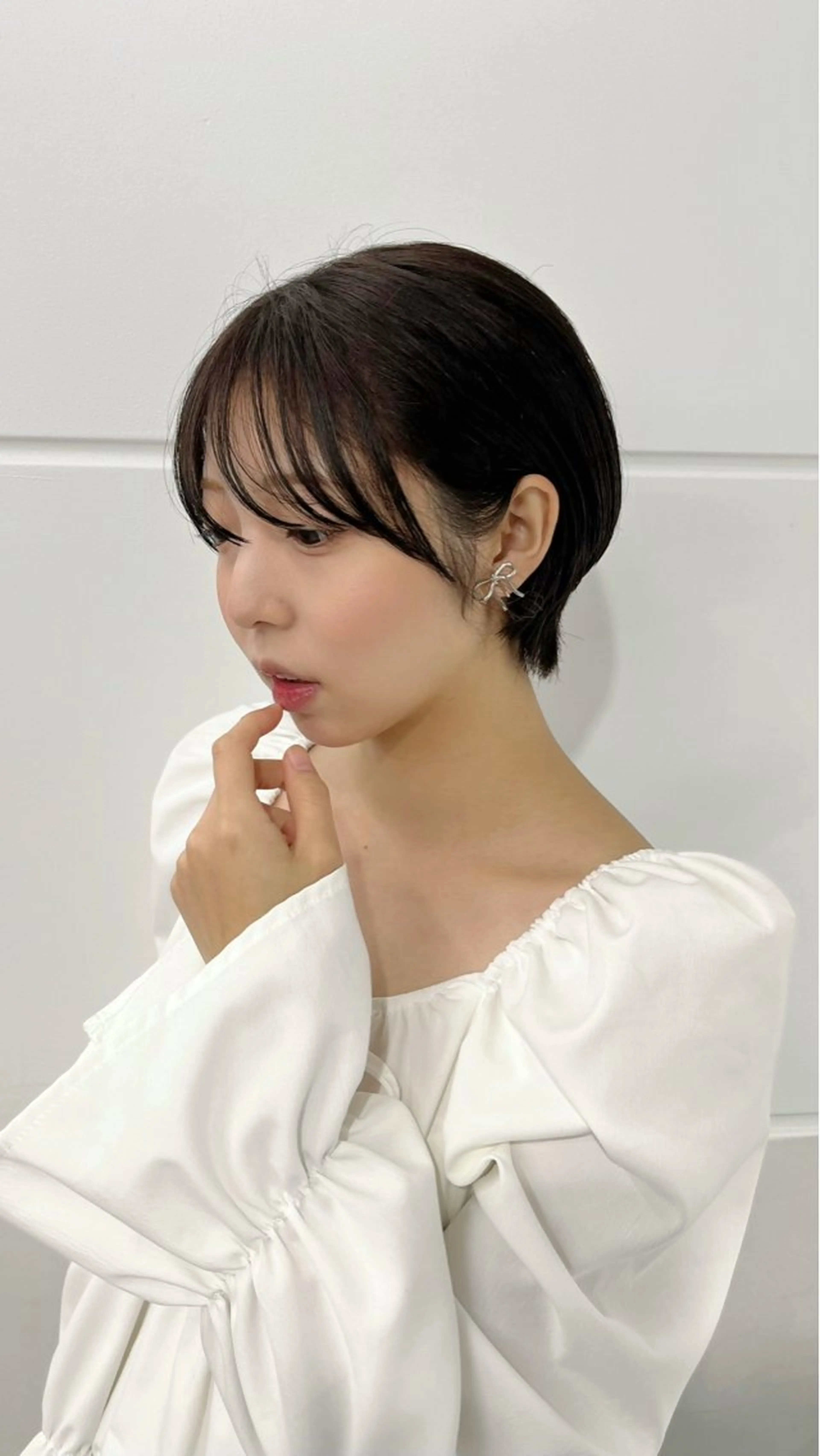 ショート モテヘア/グレージュ /ボブ/前原汐🎐のヘアスタイル