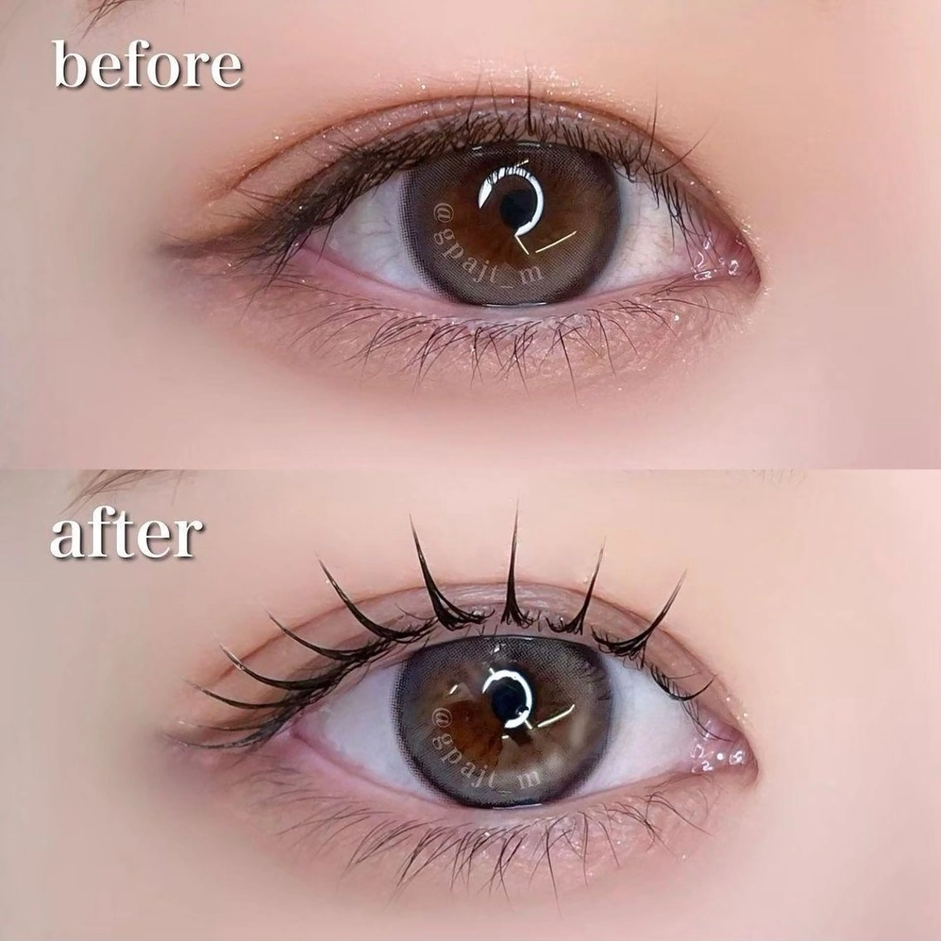 上下まつげパーマ🌷の写真