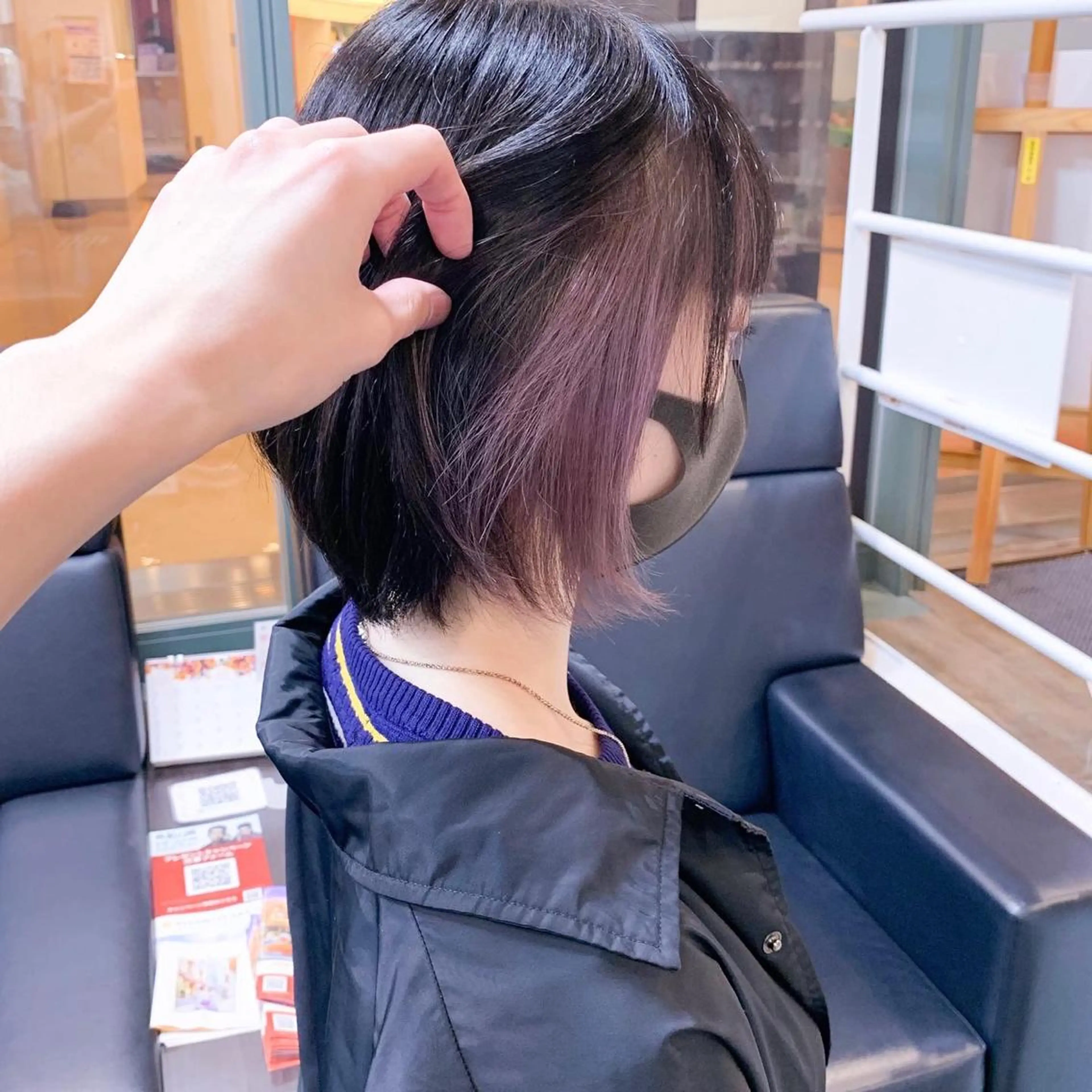 ショート カラー TONE所属・透明感カラー/ 韓国ヘア/縮毛矯正のヘアスタイル