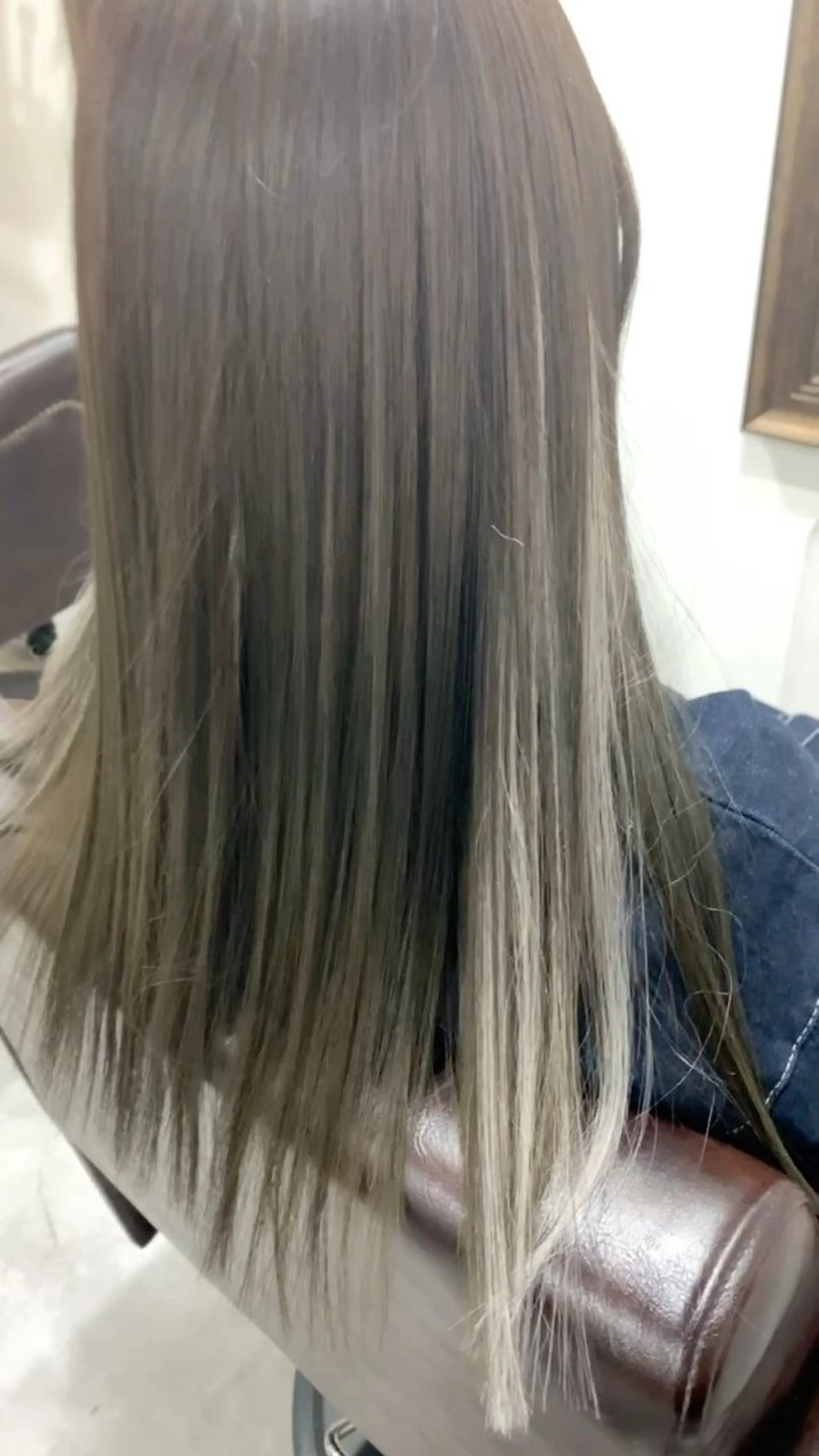 セミロング パーマ カット 縮毛矯正 トリートメント 中本 達也のヘアスタイル