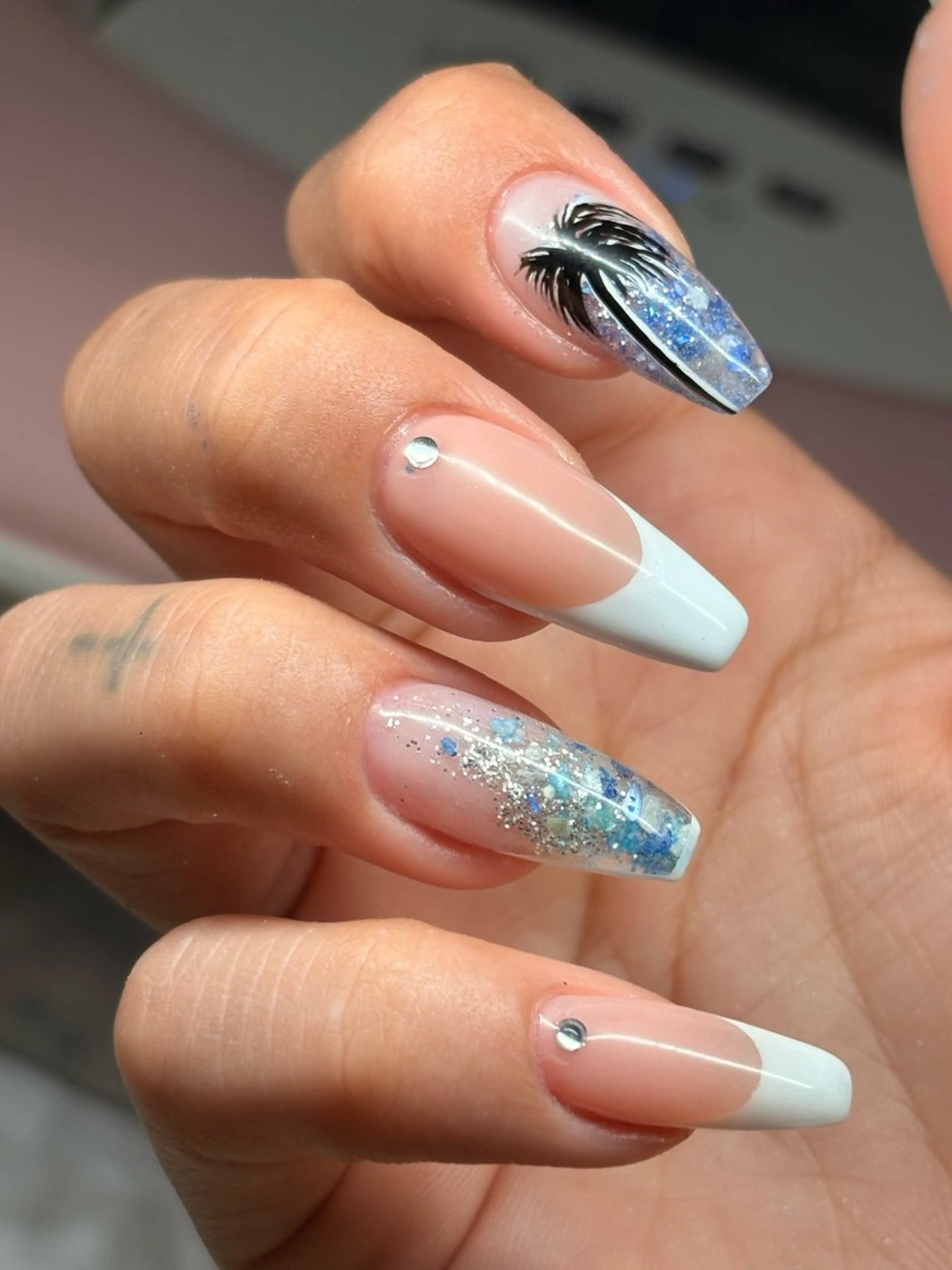 ネイル アートネイル フレンチネイル 夏ネイル nail_Milly所属・nail_ Millyのネイルデザイン