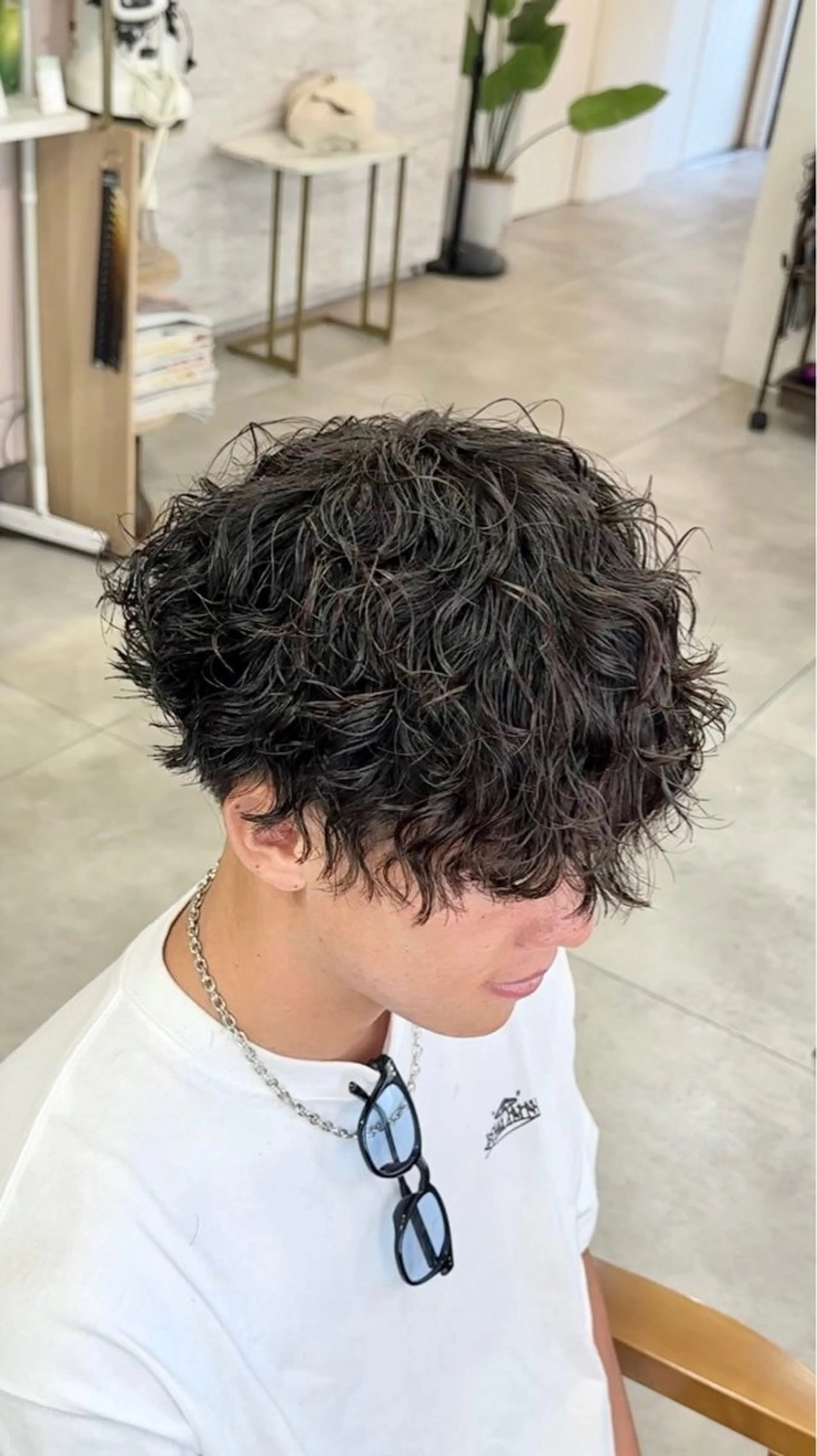 パーマ メンズ メンズパーマ カット パーマ メンズパーマ/新宿/ サイカショウイチのヘアスタイル