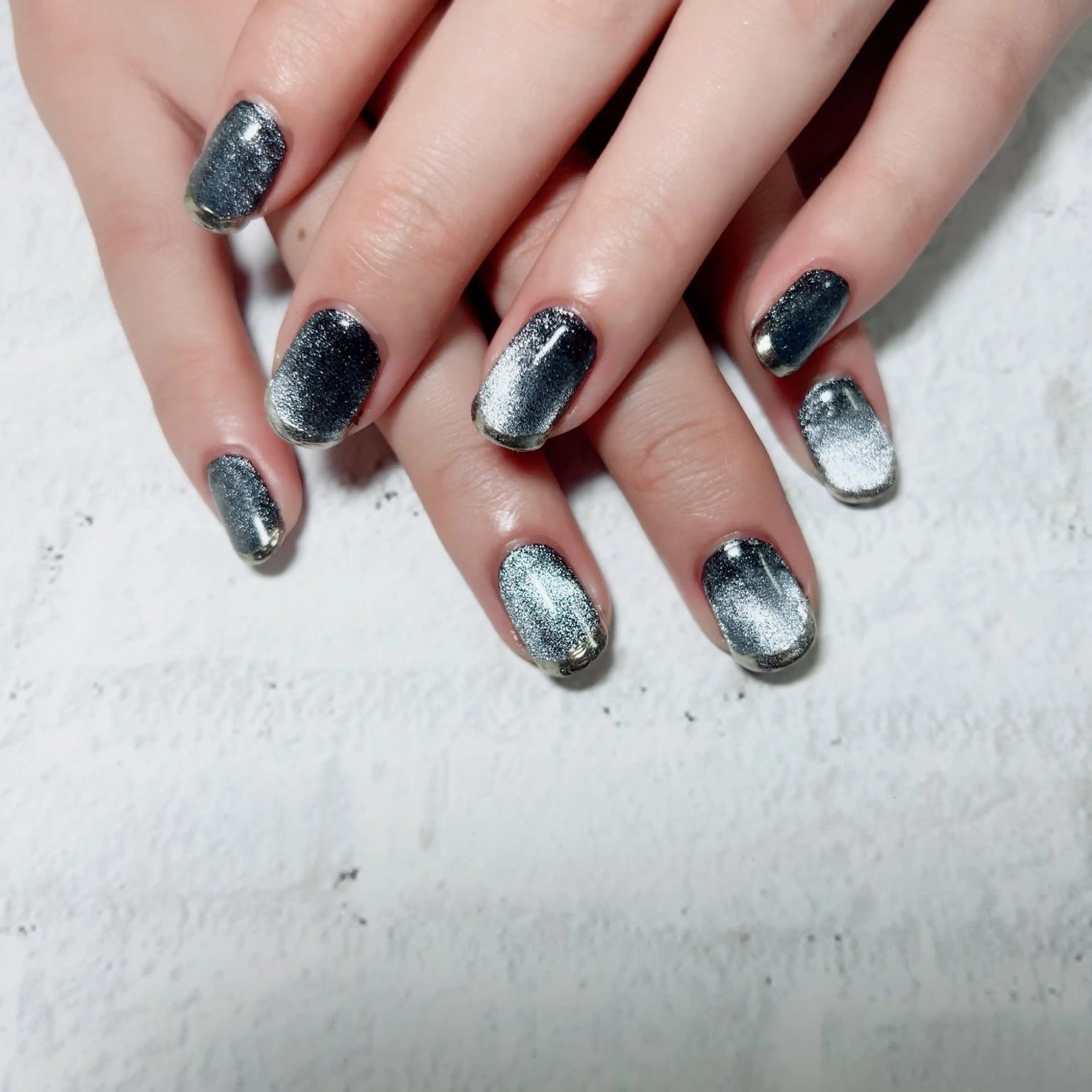 ネイル マグネットネイル 都合 みずきのネイルデザイン