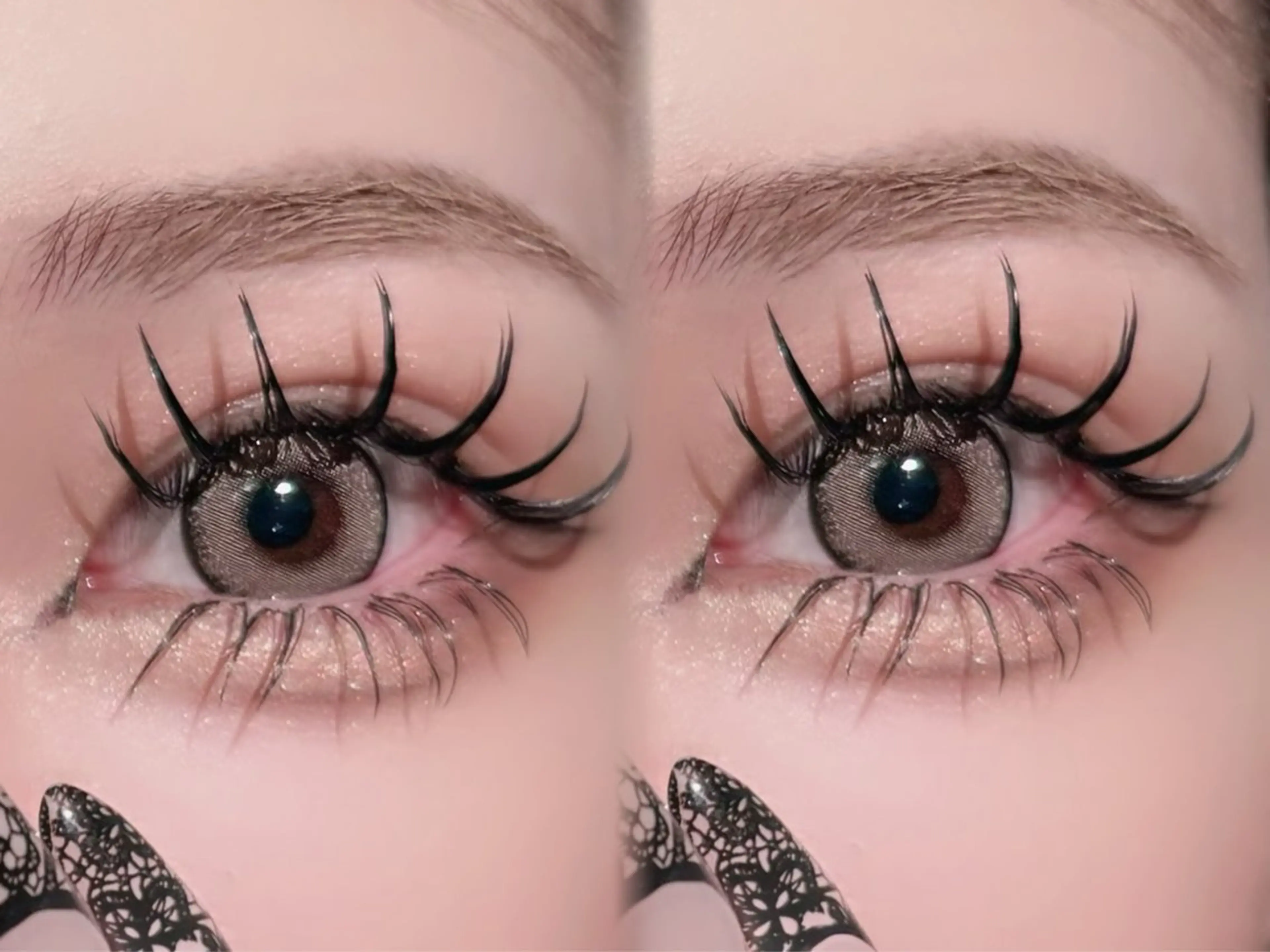 マツエク・マツパ 付け放題 フラットラッシュ JASLY所属・JASLY RIHOのマツエク・マツパデザイン