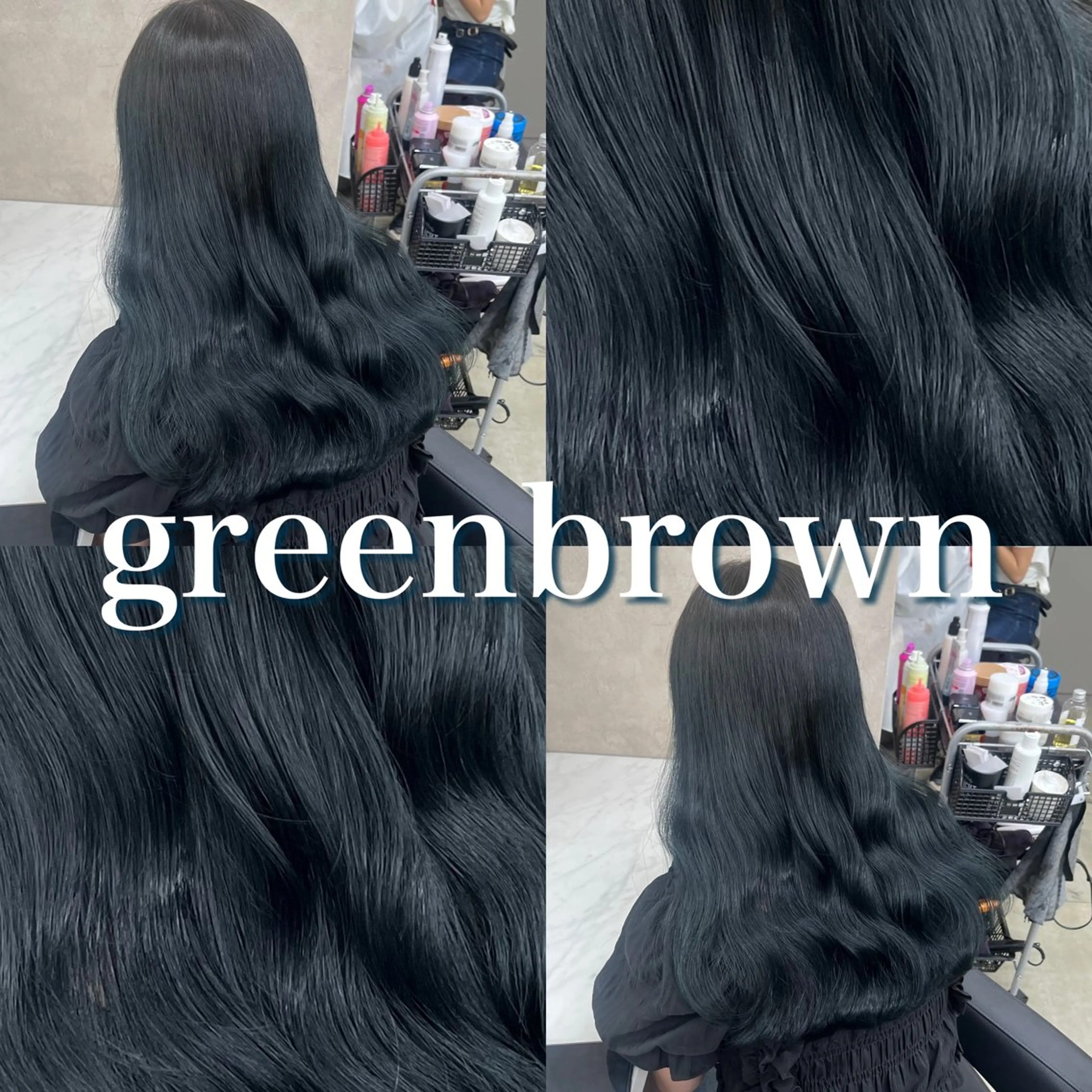 ミディアム ヘアカラー トリートメント ヘッドスパ ヘアセット 寒色＆ブリーチ特化 寒色MiOのヘアスタイル