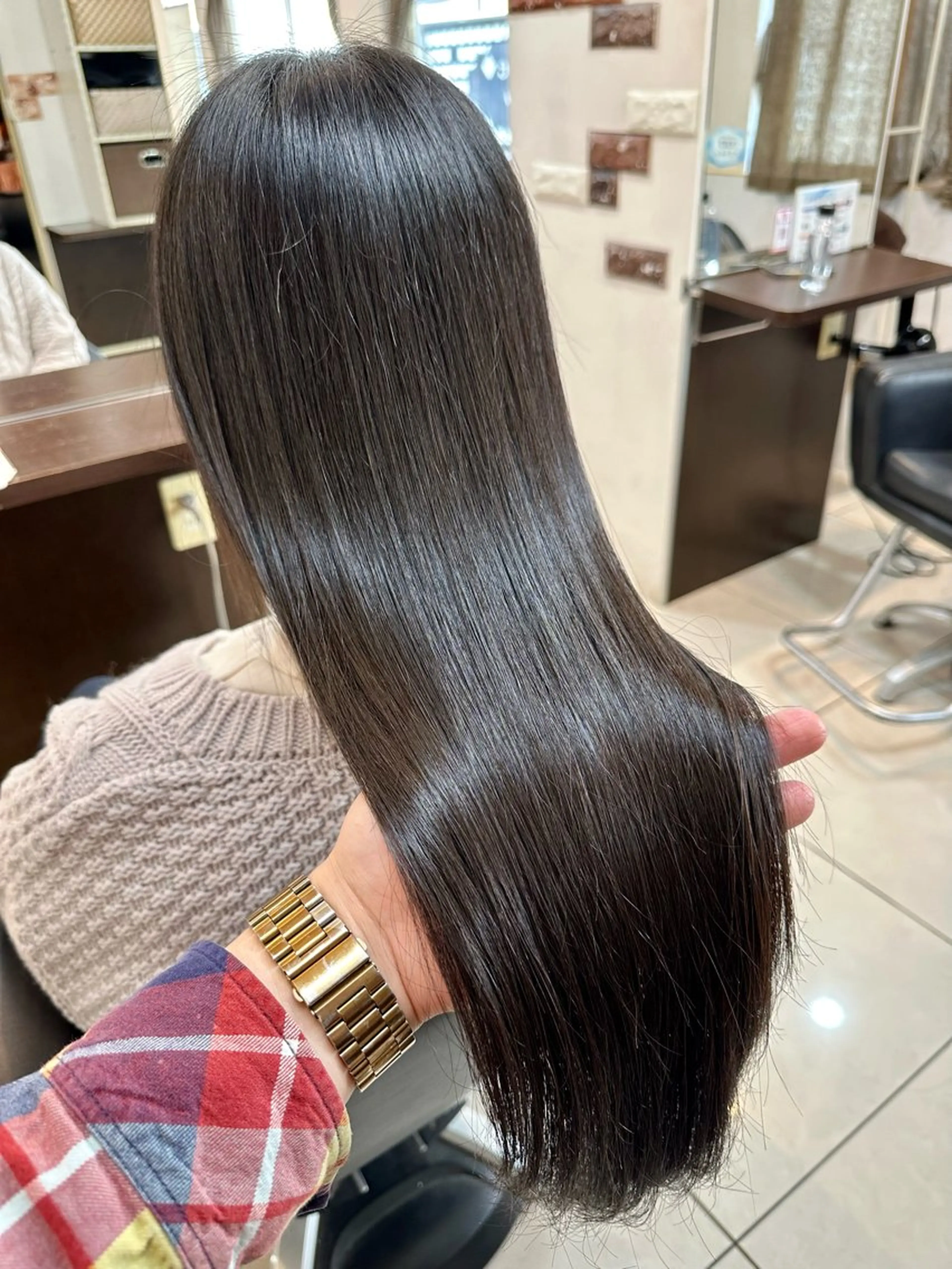 ロング ヘアカラー トリートメント Riko 🎀🍪のヘアスタイル