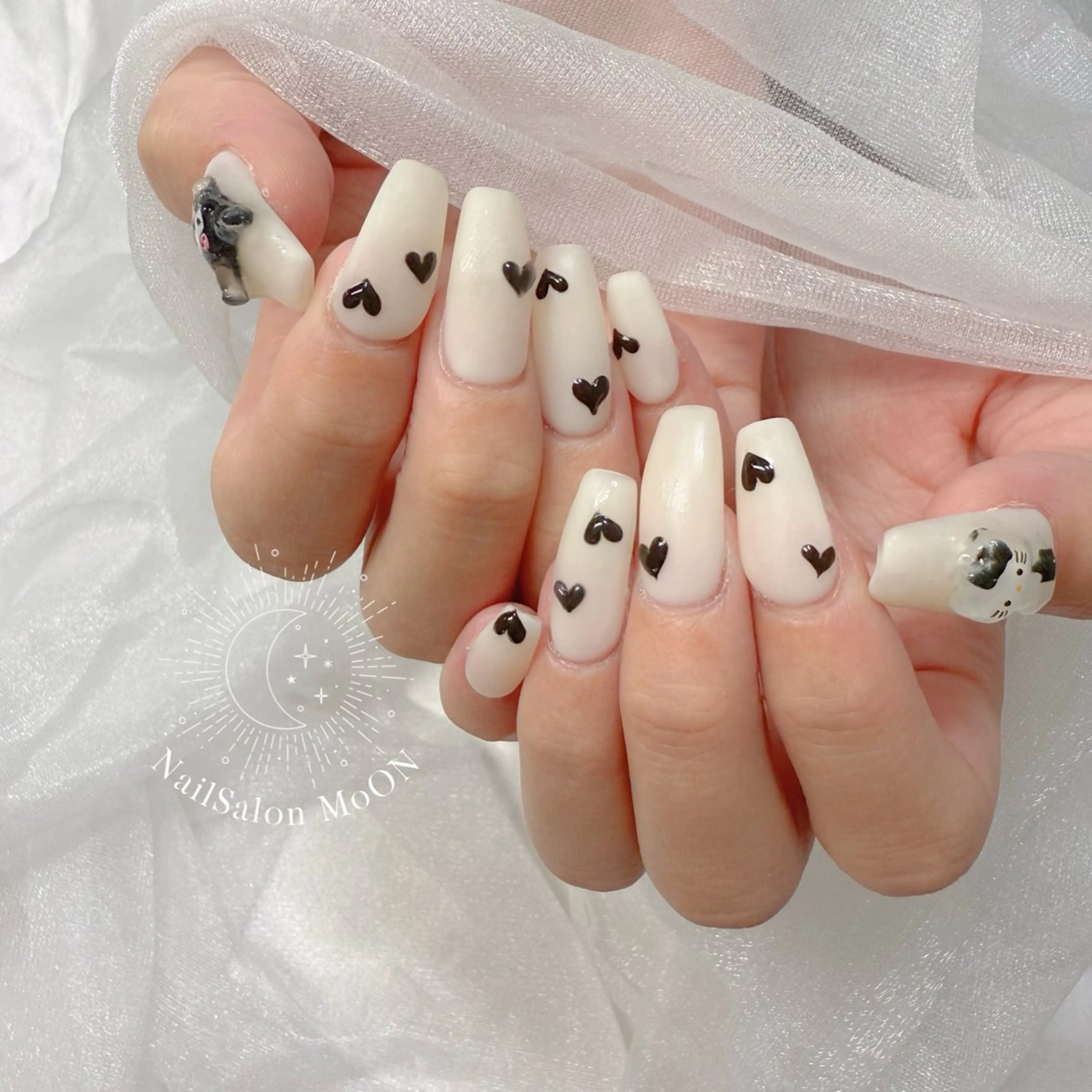 ネイル ハンドネイル ハンドケア MoON...❤︎ MeGuのネイルデザイン