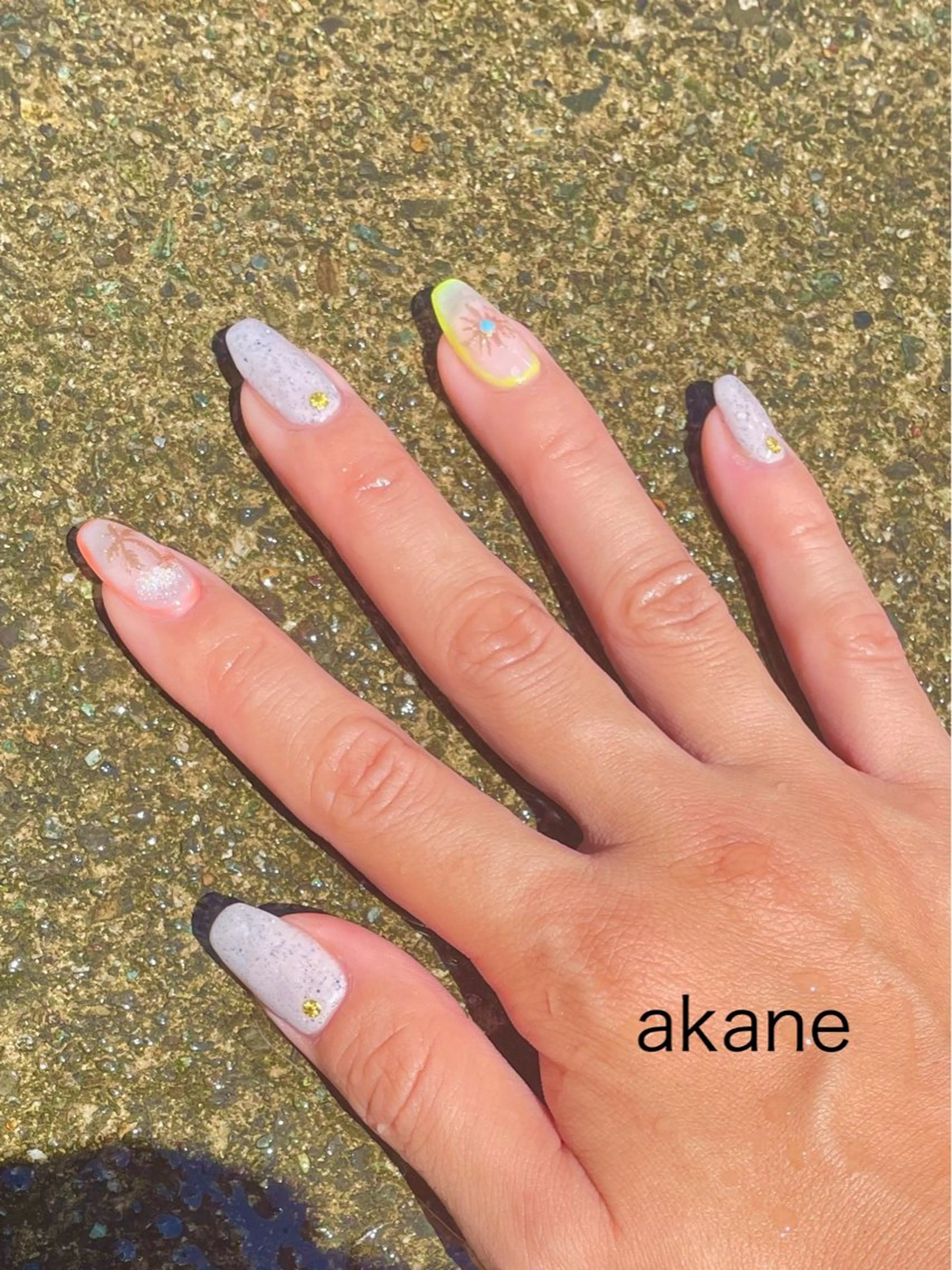 ネイル ハンドネイル Angeli⭐︎ AKANEのネイルデザイン