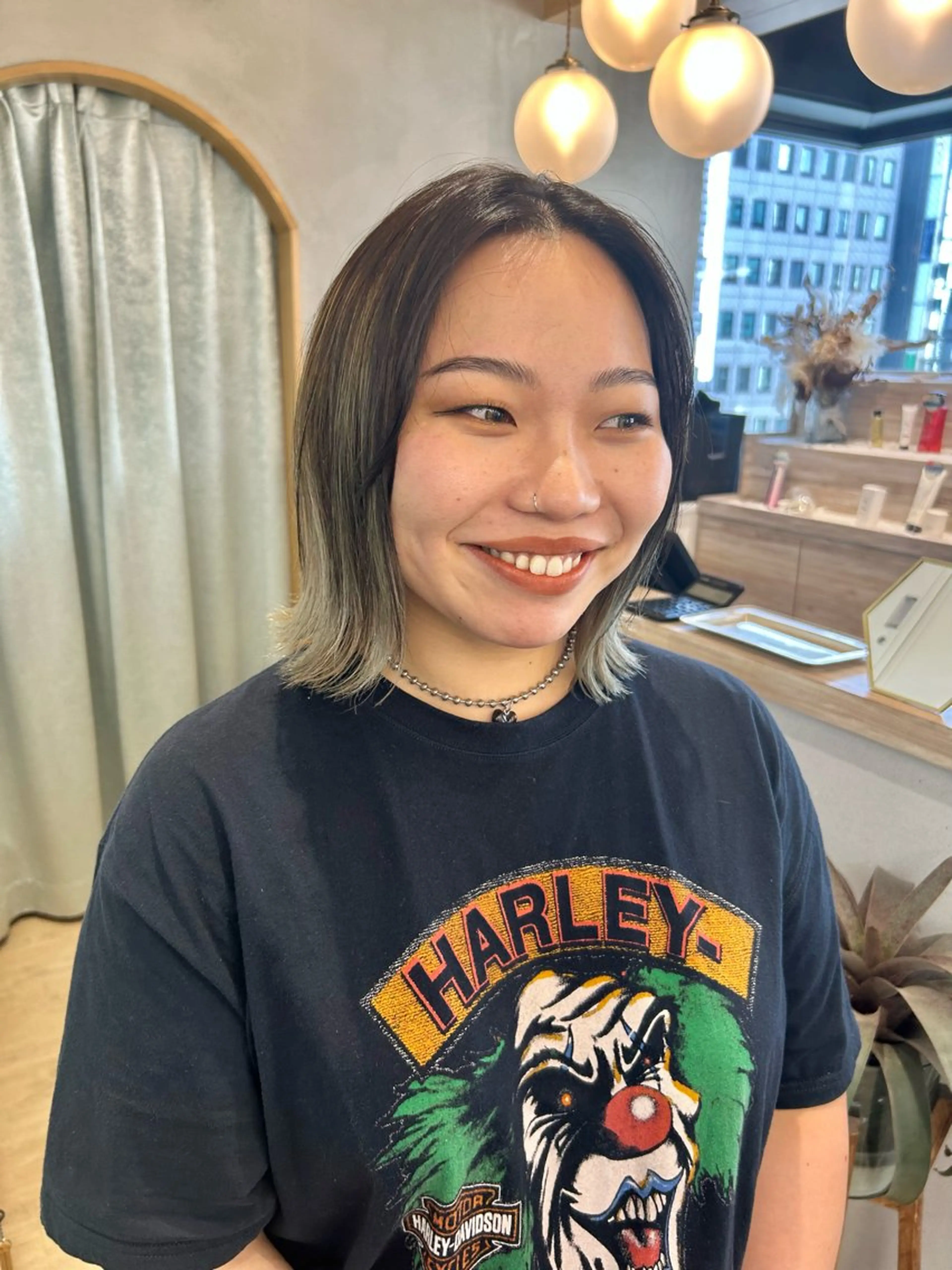 ミディアム カット ヘアカラー トリートメント 🩵縮毛矯正/ブリー チ/髪質改善/いつかのヘアスタイル