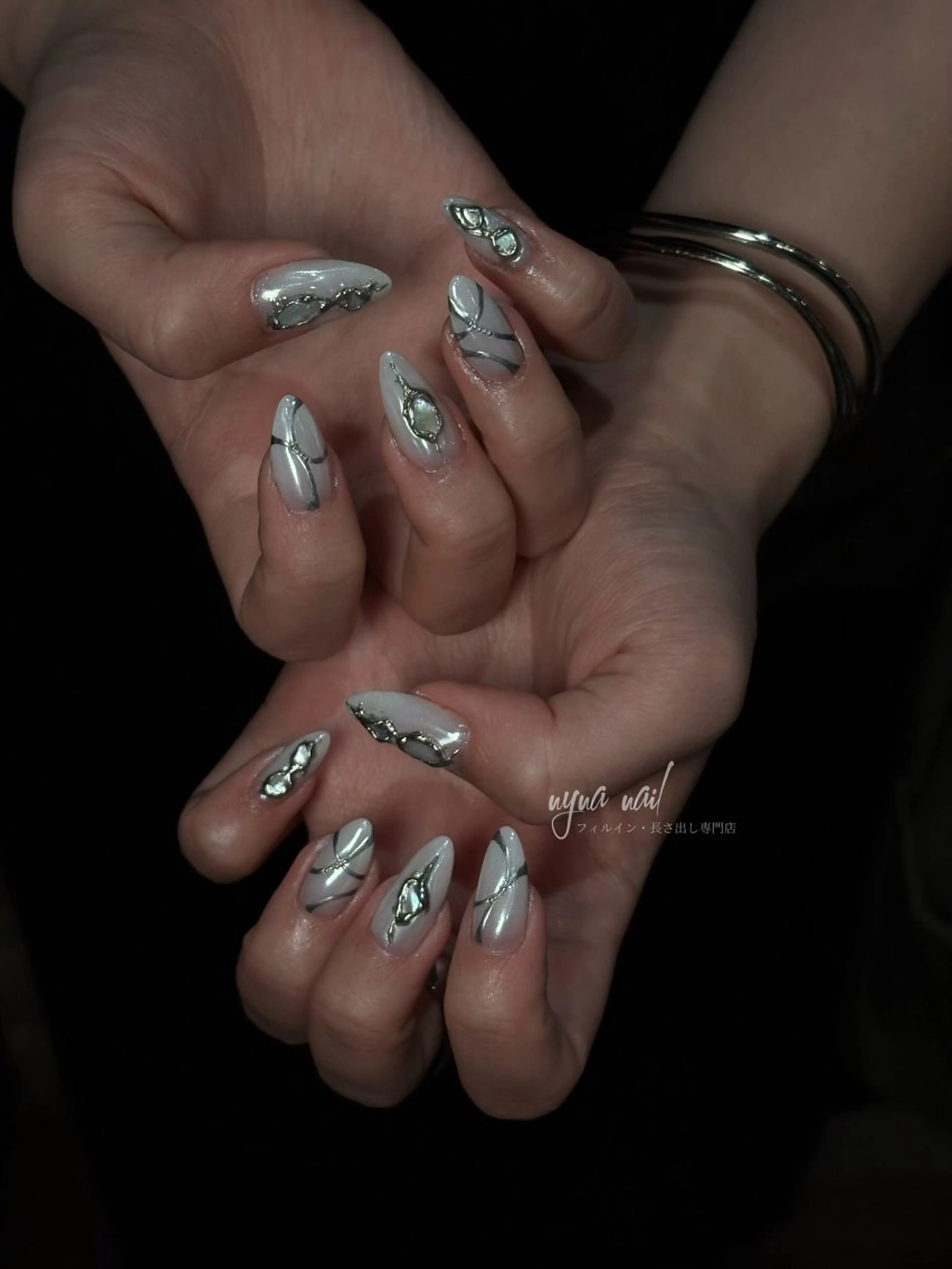 ネイル ハンドネイル 長さ出し専門 nynaのネイルデザイン