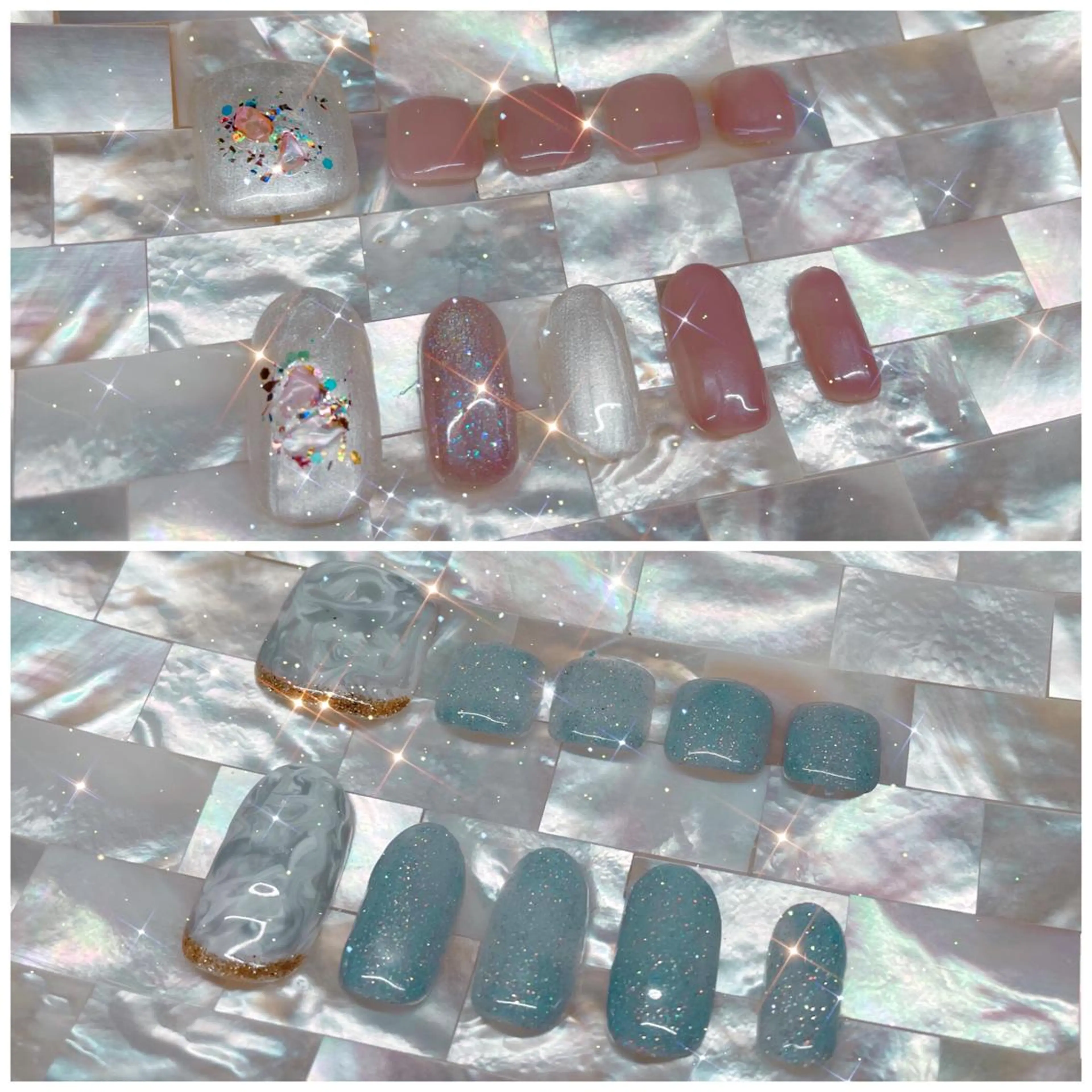 ネイル フットネイル Raffinato 怜奈のネイルデザイン