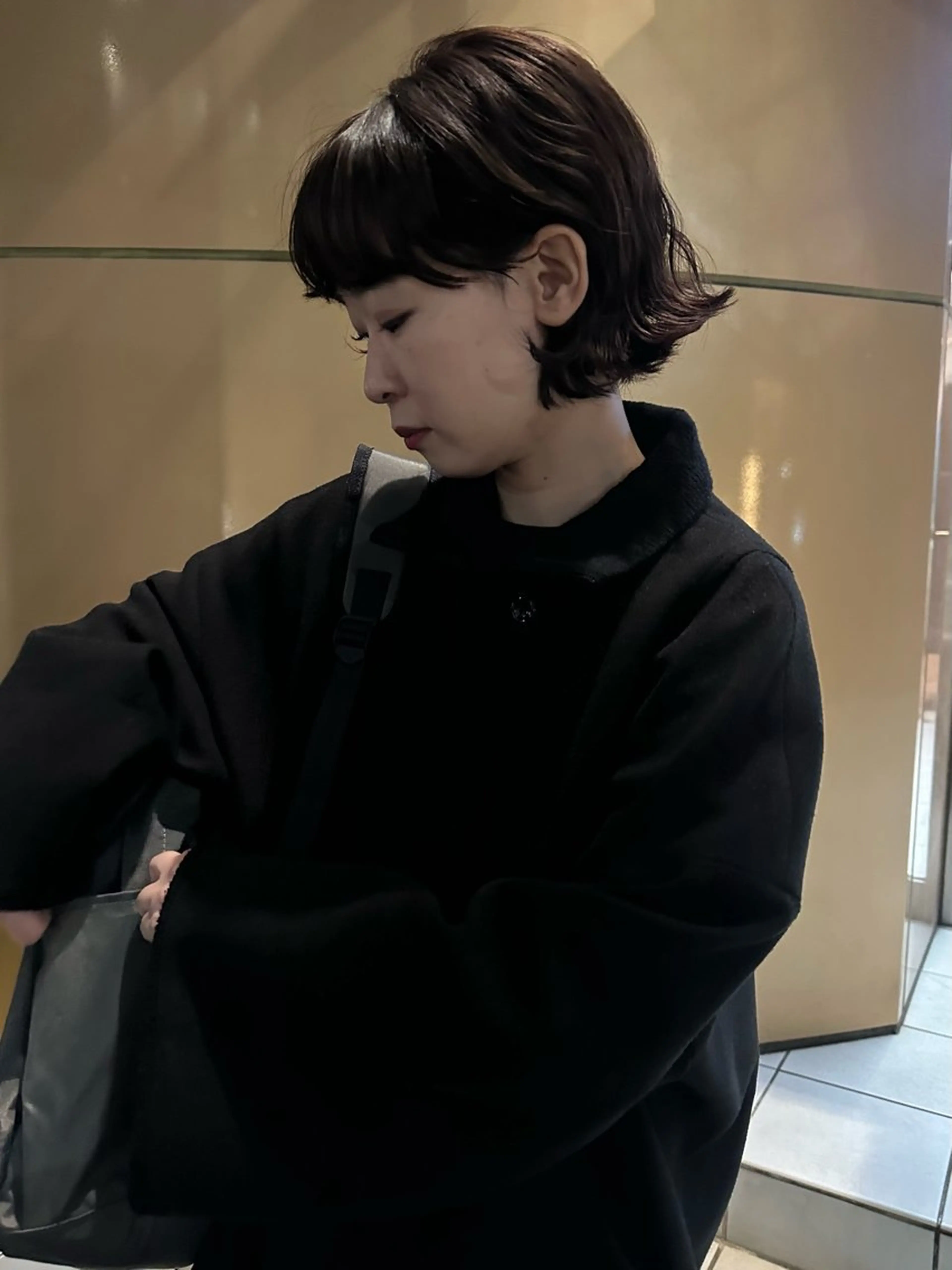 ショート パーマ 羽柴 優杏のヘアスタイル