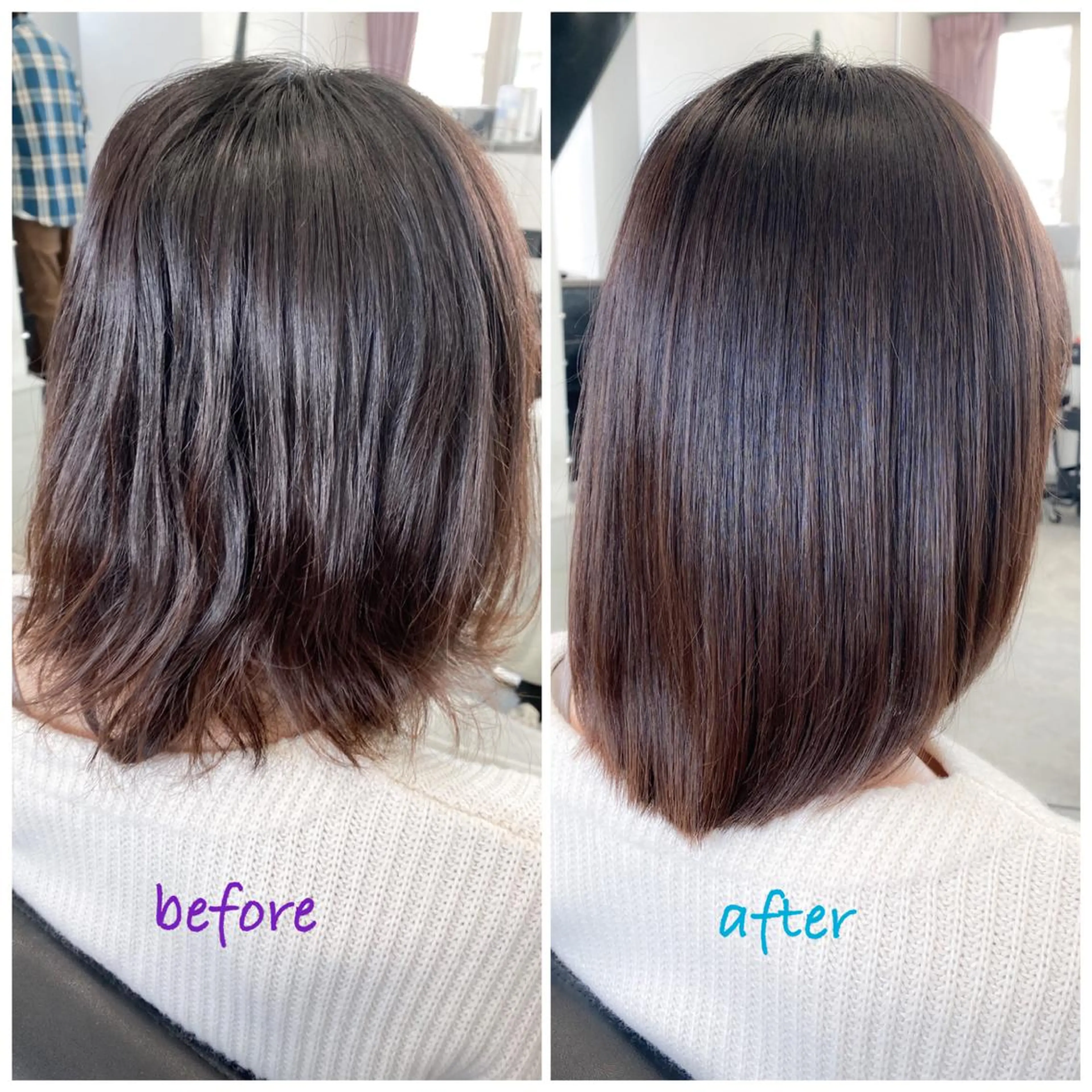 ミディアム カラー トリートメント clan五反田所属・髪質改善、縮毛矯正 店長浅野太郎のヘアスタイル