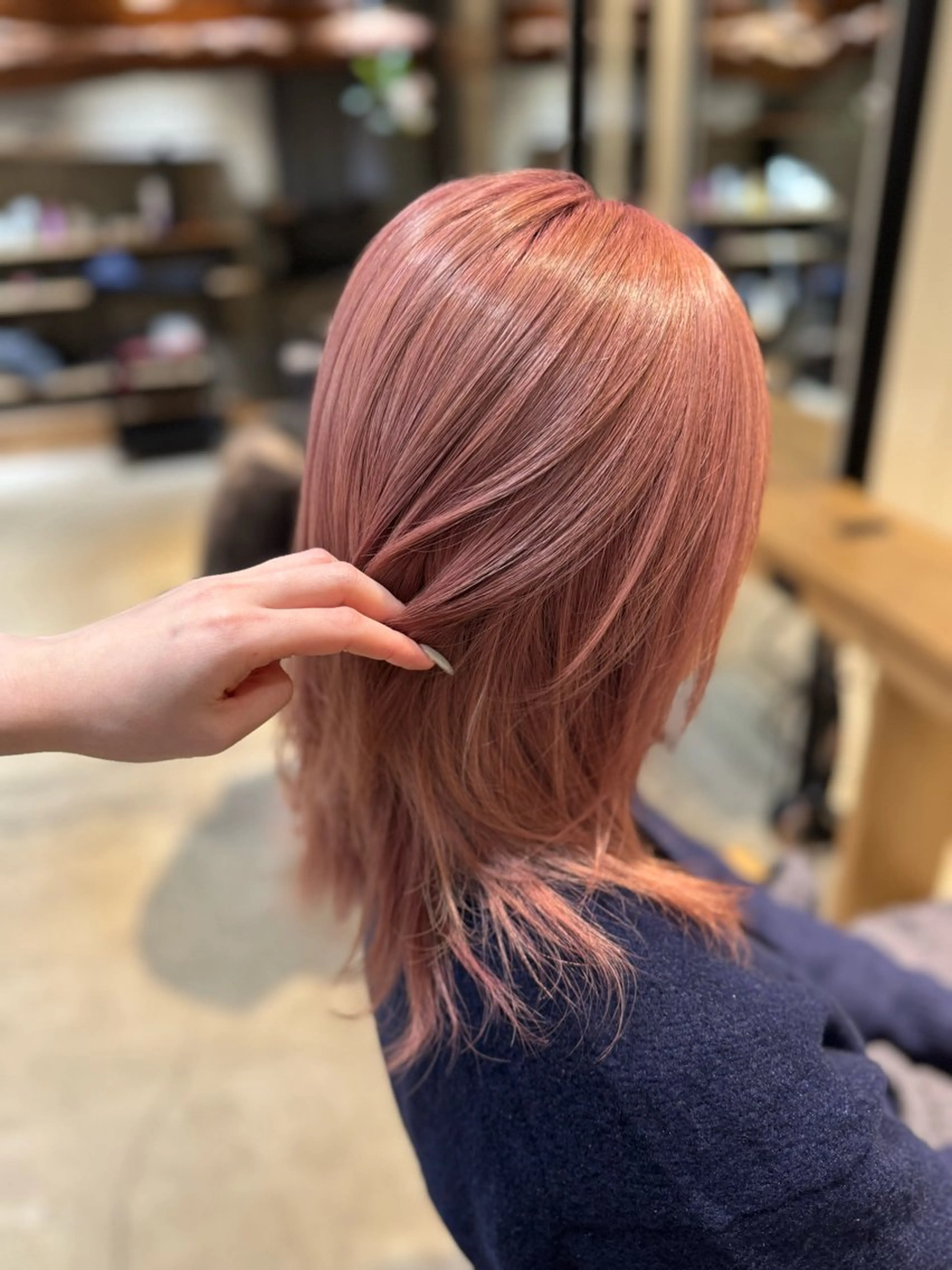 ミディアム 柳川 ことねのヘアスタイル