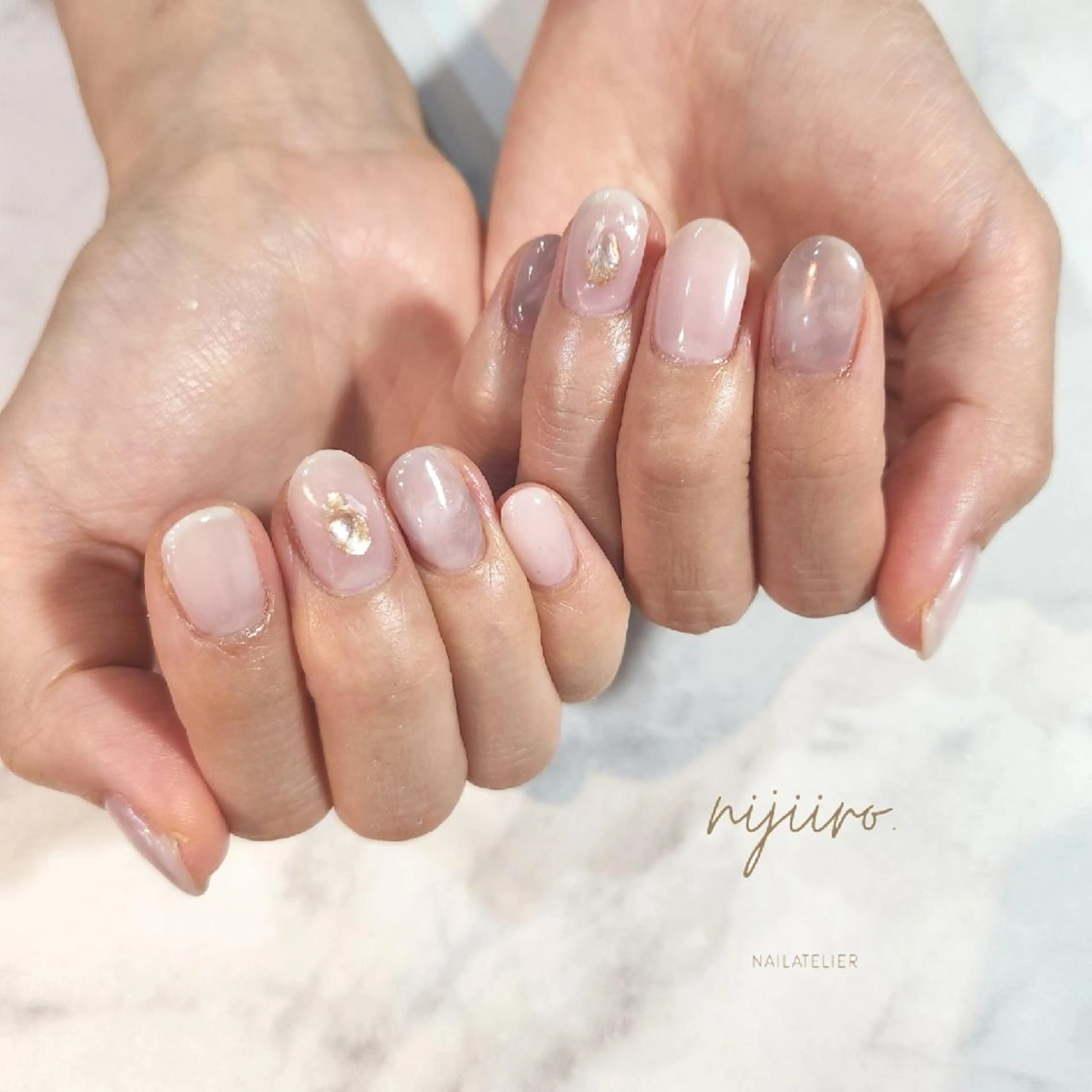 ネイル ハンドネイル nailatelier nijiiro.所属・nijiiro🌈 サトウのネイルデザイン