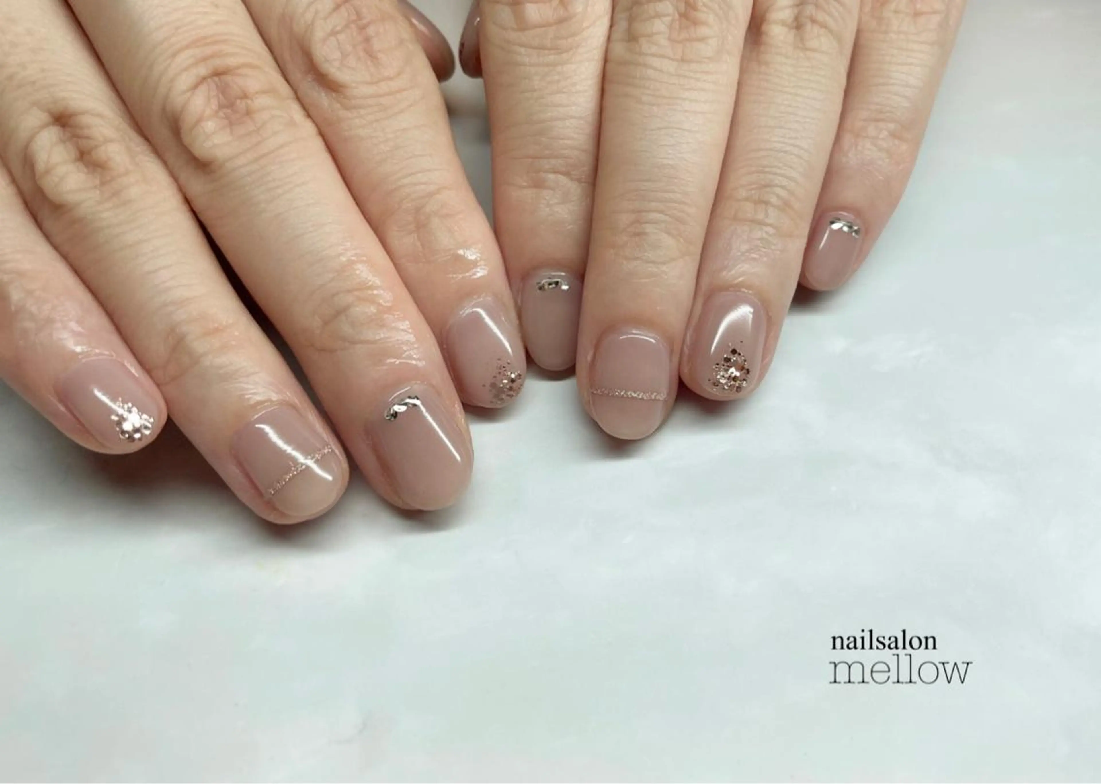 ネイル パープル 大山 浩美のネイルデザイン