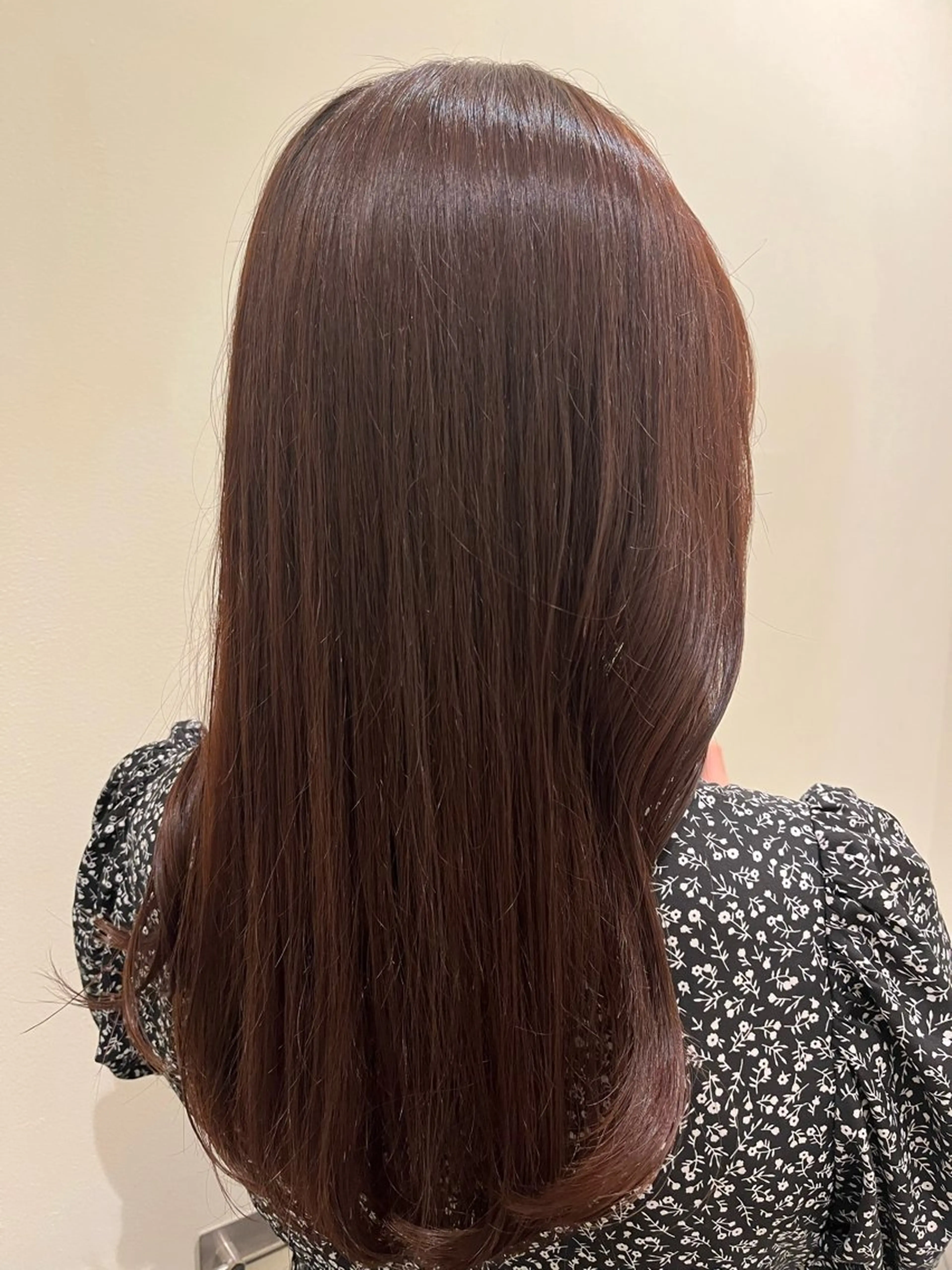 セミロング カラー ブラウンカラー -さたけ たつき-のヘアスタイル