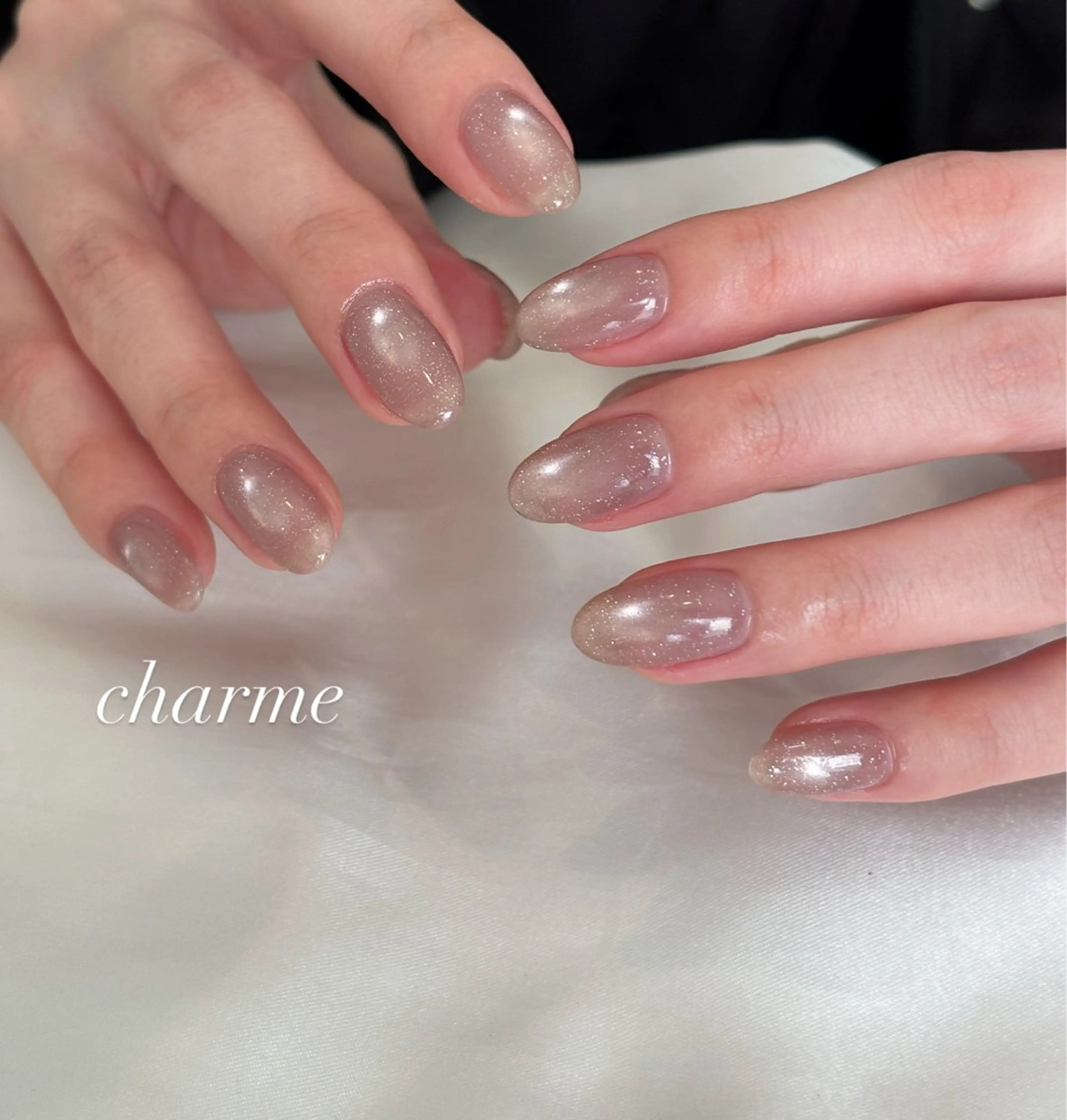 ネイル フラッシュネイル マグネットネイル ハンドネイル charme nailのネイルデザイン