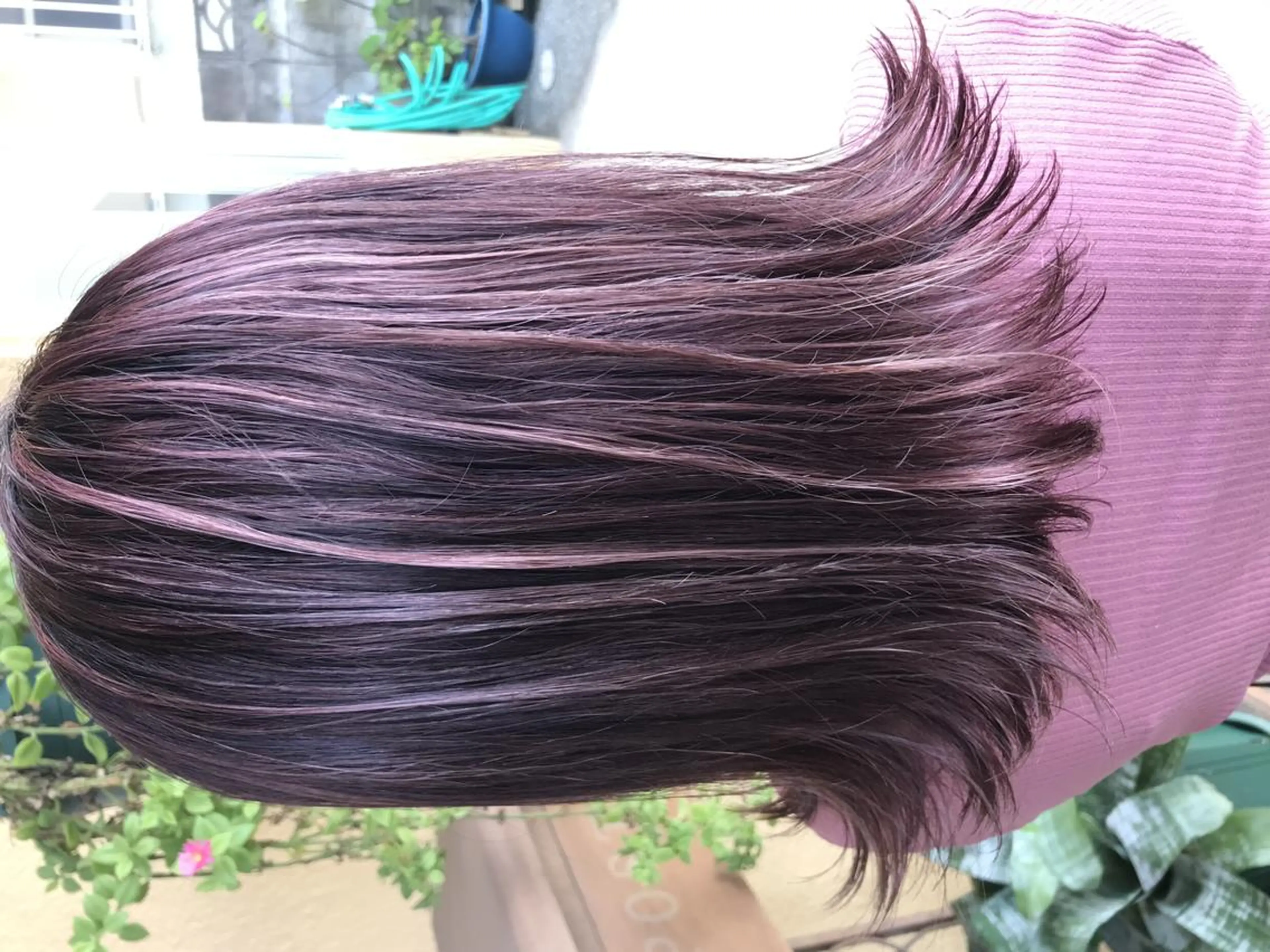 ミディアム カラー hair works raptureのヘアスタイル