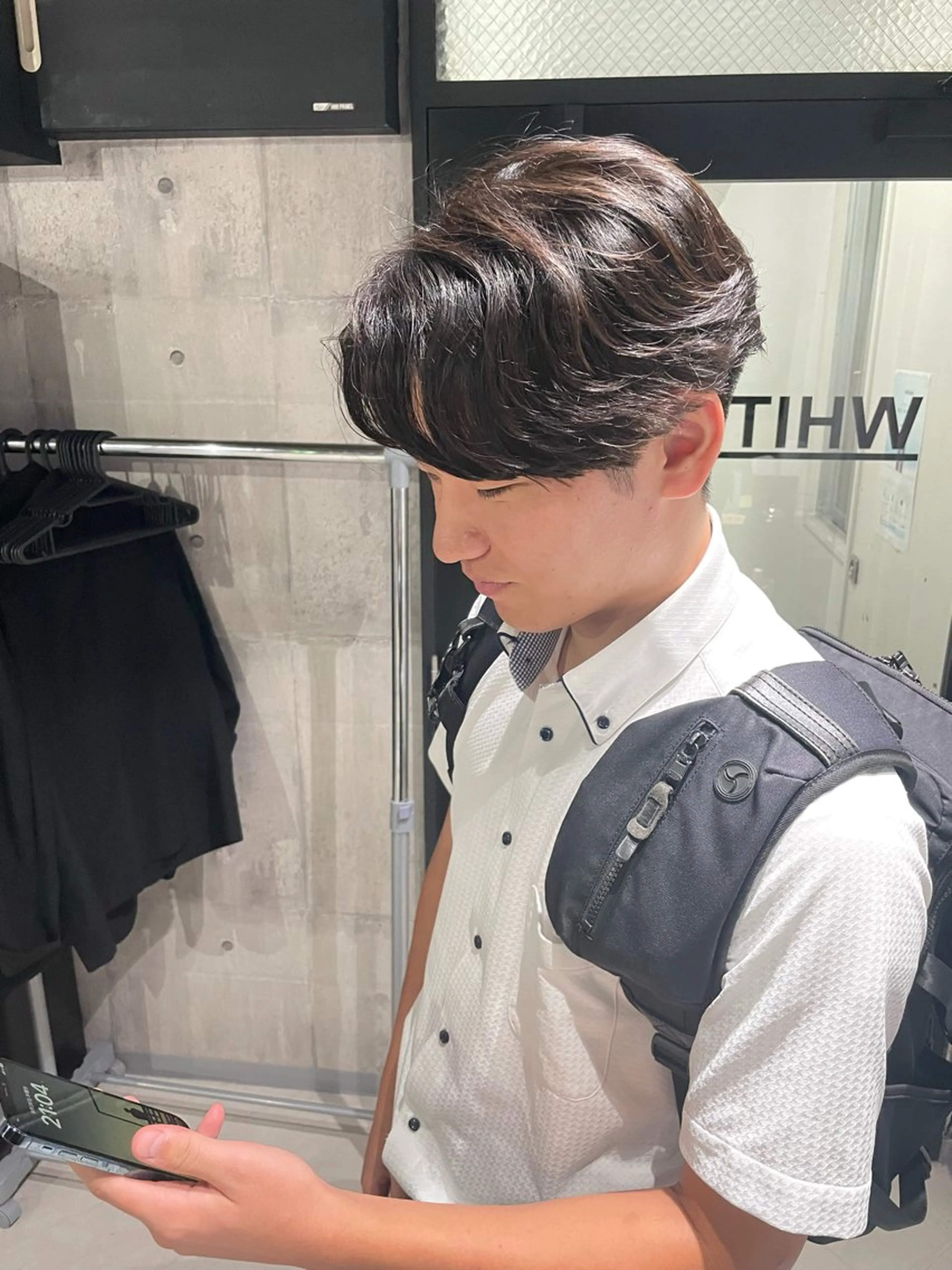 パーマ メンズ メンズパーマ ニュアンスパーマ カット 髪質改善/艶カラー Hiroakiのヘアスタイル