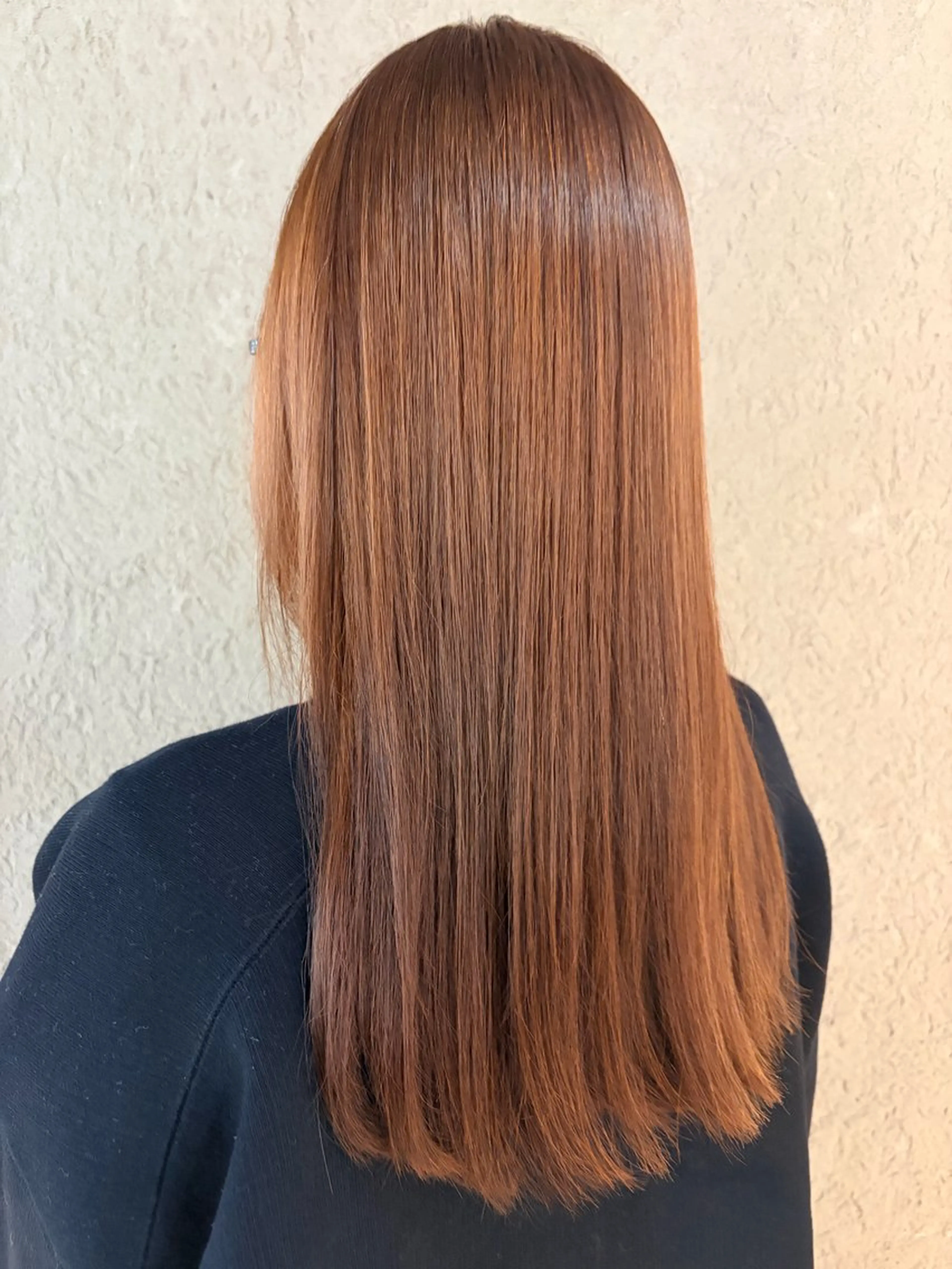 セミロング ヘアカラー ヘッドスパ ヘアセット ハートボックス　四ツ谷所属・Heart box 仲嶺　瑠輝のヘアスタイル