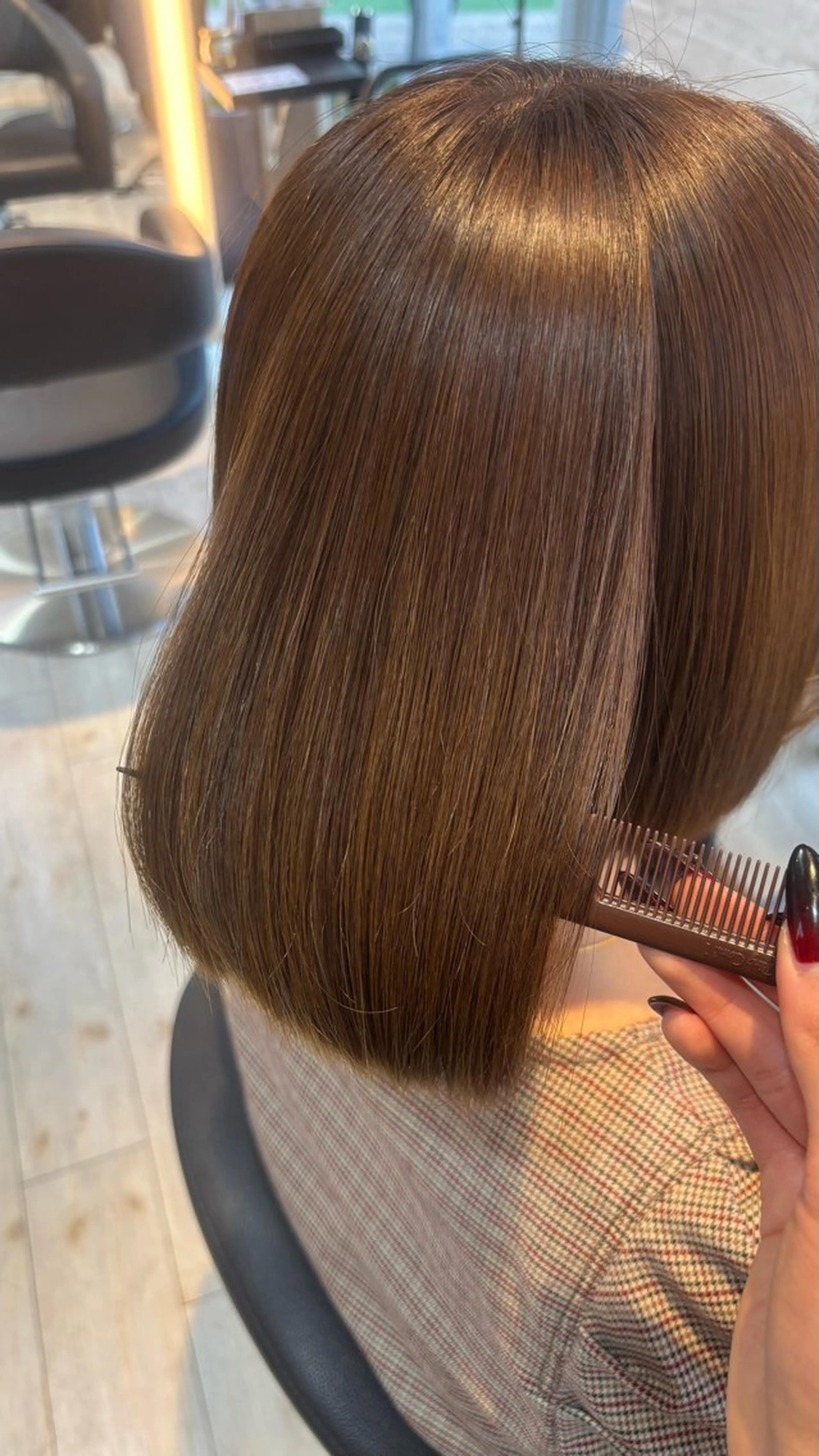 カラー 透明感カラー ボブ miyu/ボブ/ 透明感カラー/栄のヘアスタイル