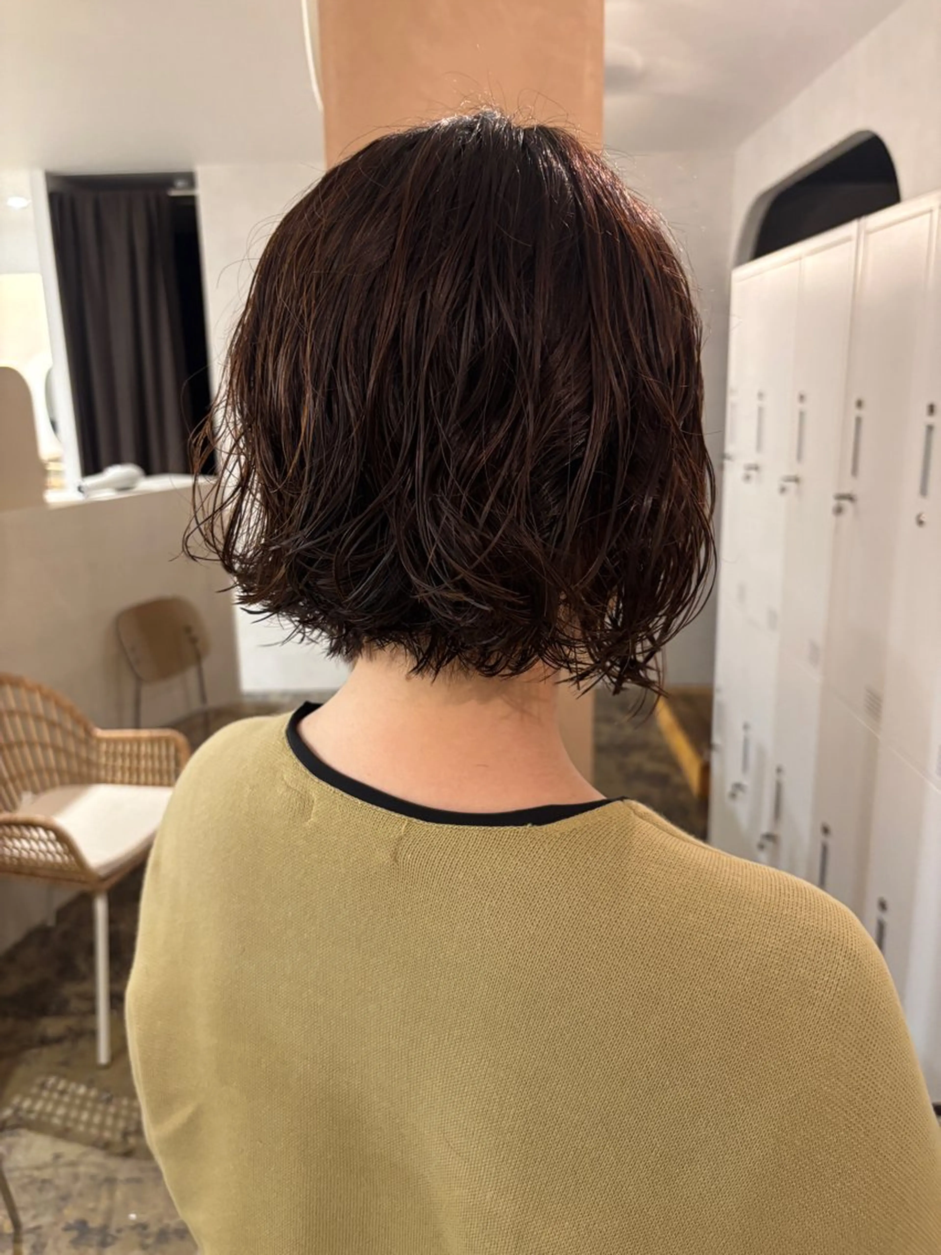 ショート パーマ カット パーマ トリートメント Chiho / 梅田 / ボブ/ パーマのヘアスタイル