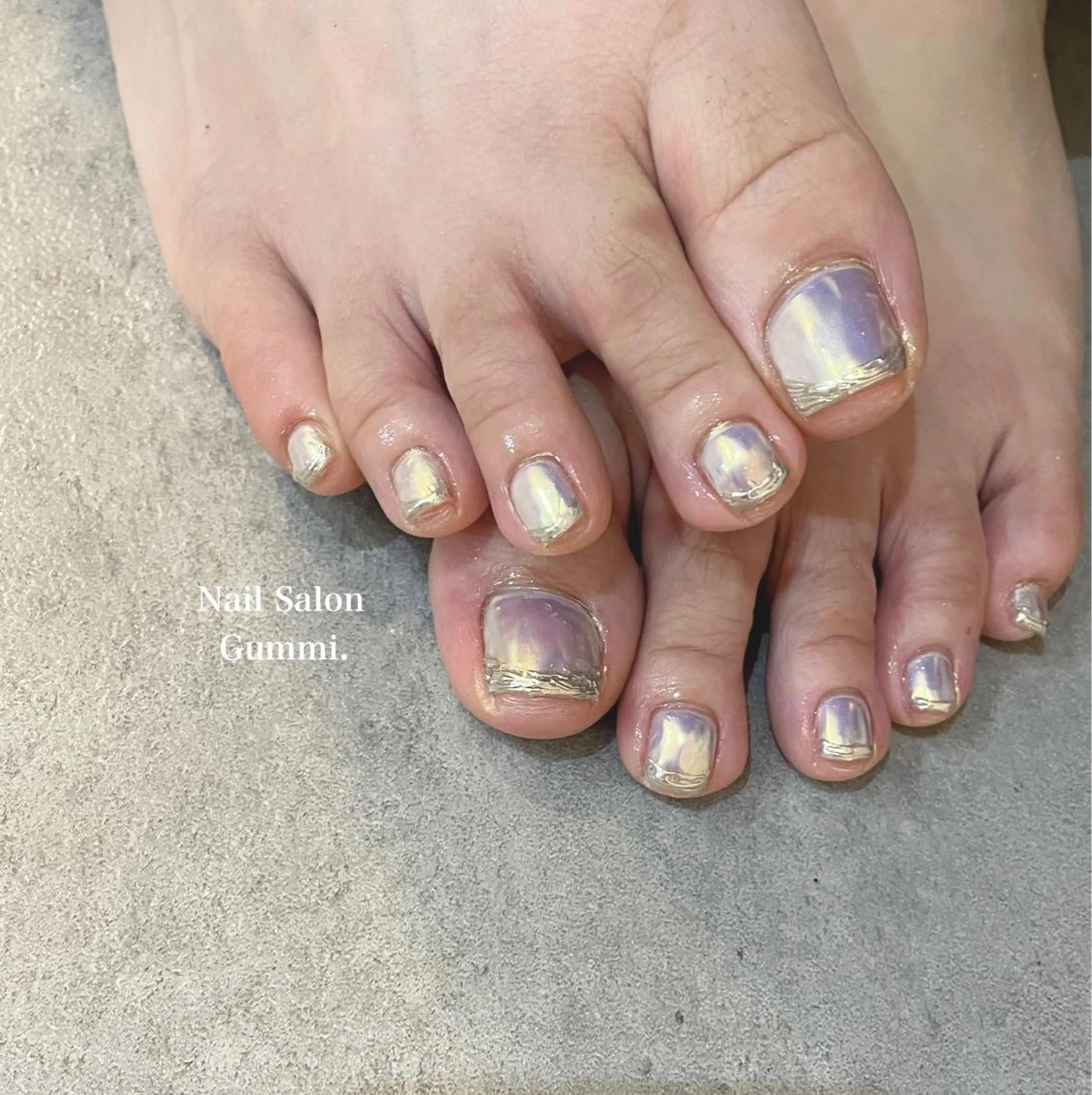 ネイル オーロラネイル Nail Salon Gummi.のネイルデザイン