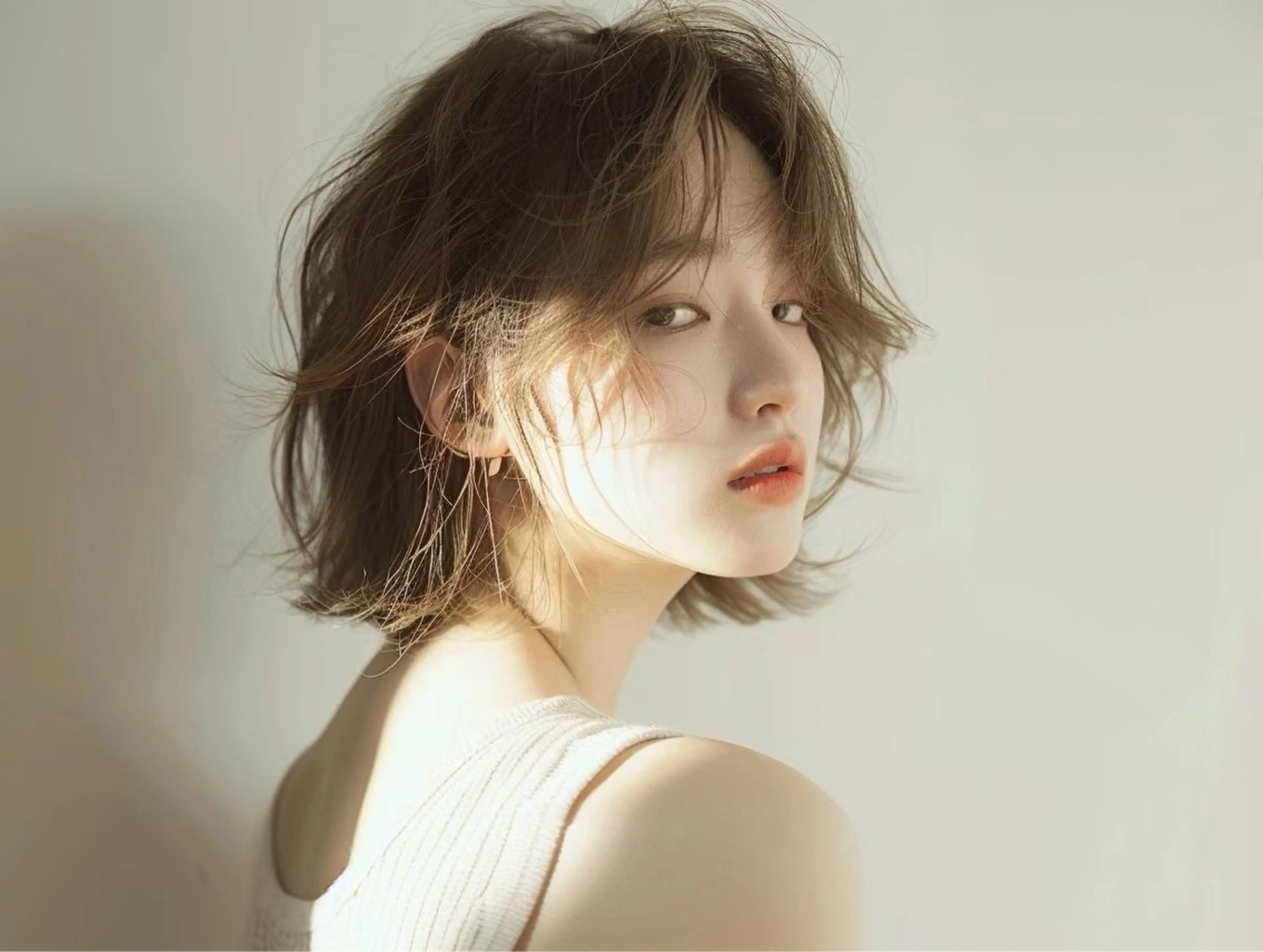 ショート ニワ サクラコのヘアスタイル