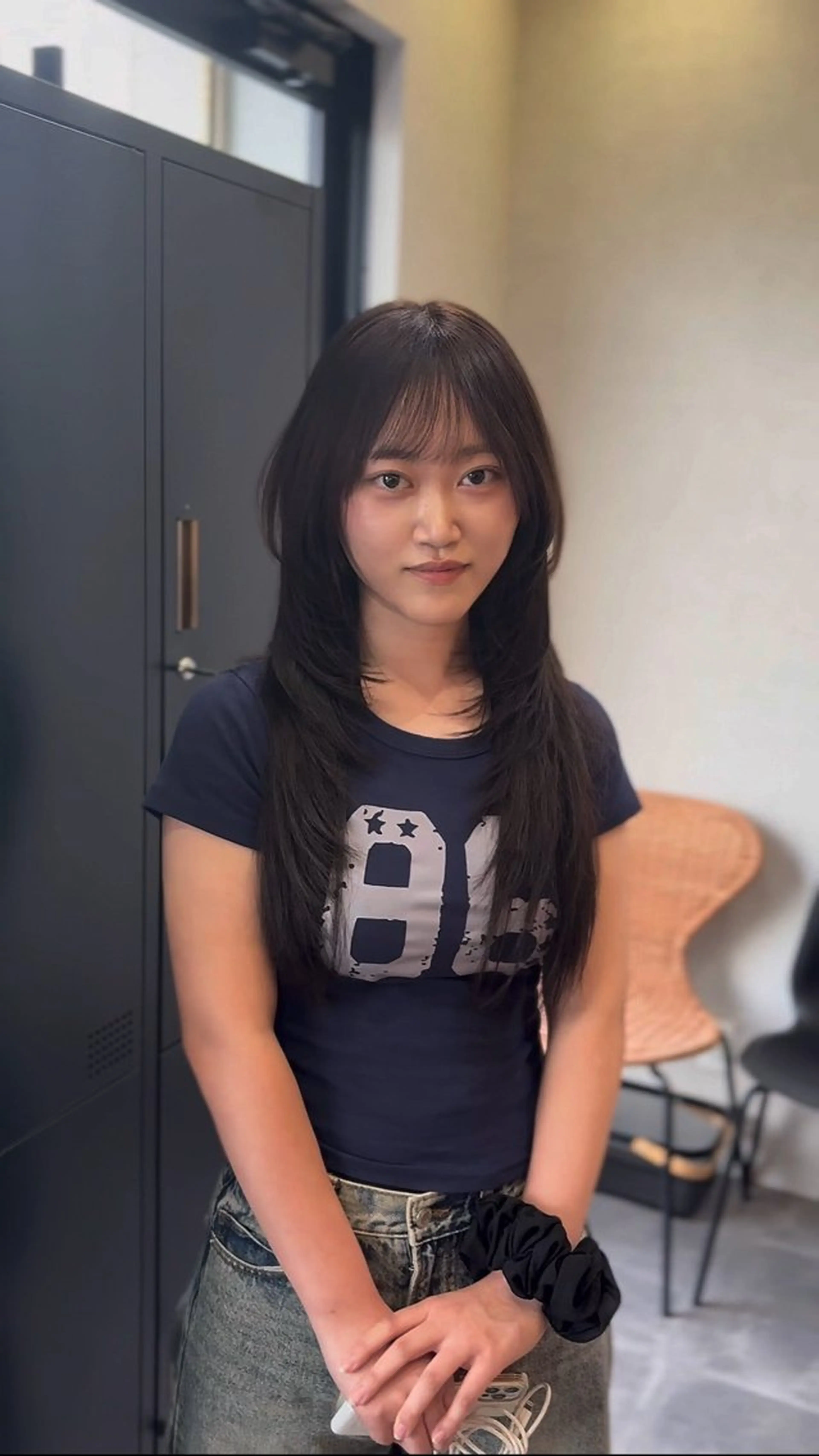 ロング カラー カット ヘアカラー トリートメント 東 大智のヘアスタイル