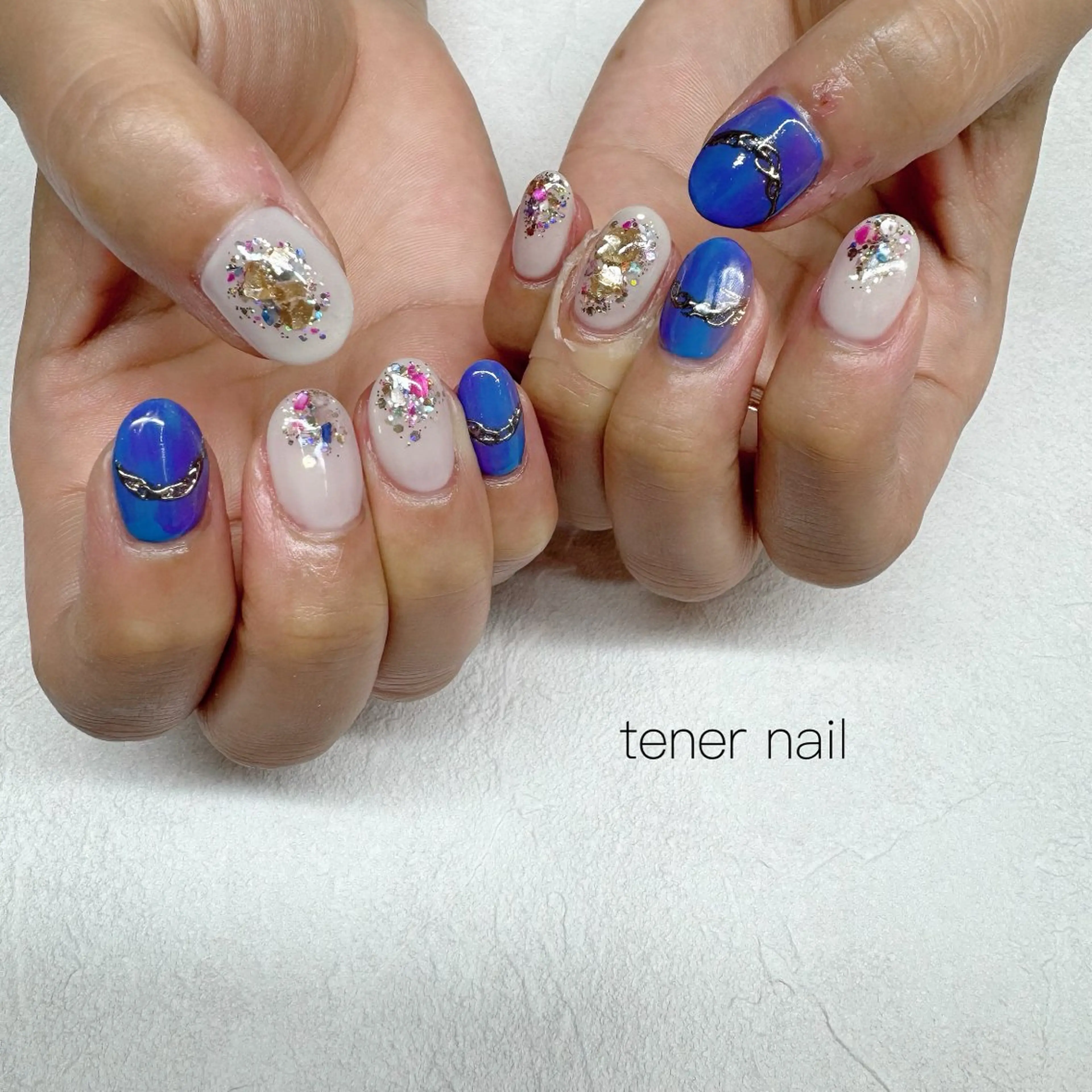 ネイル 夏ネイル ハンドネイル tener  nail  テネルネイル所属・テネルネイル tener nailのネイルデザイン