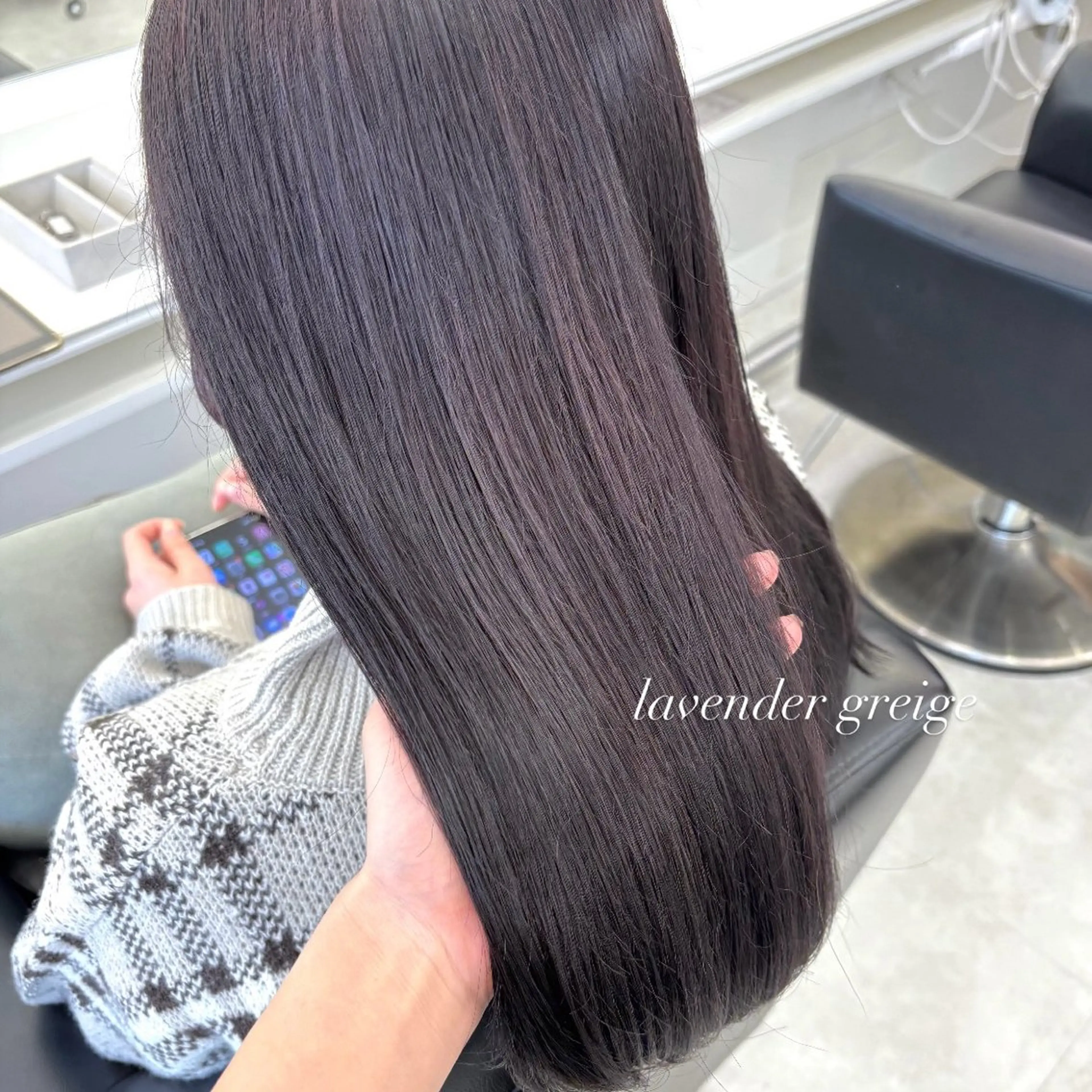 ロング カット ヘアカラー Parve Mix / 根本 梨湖🫧のヘアスタイル