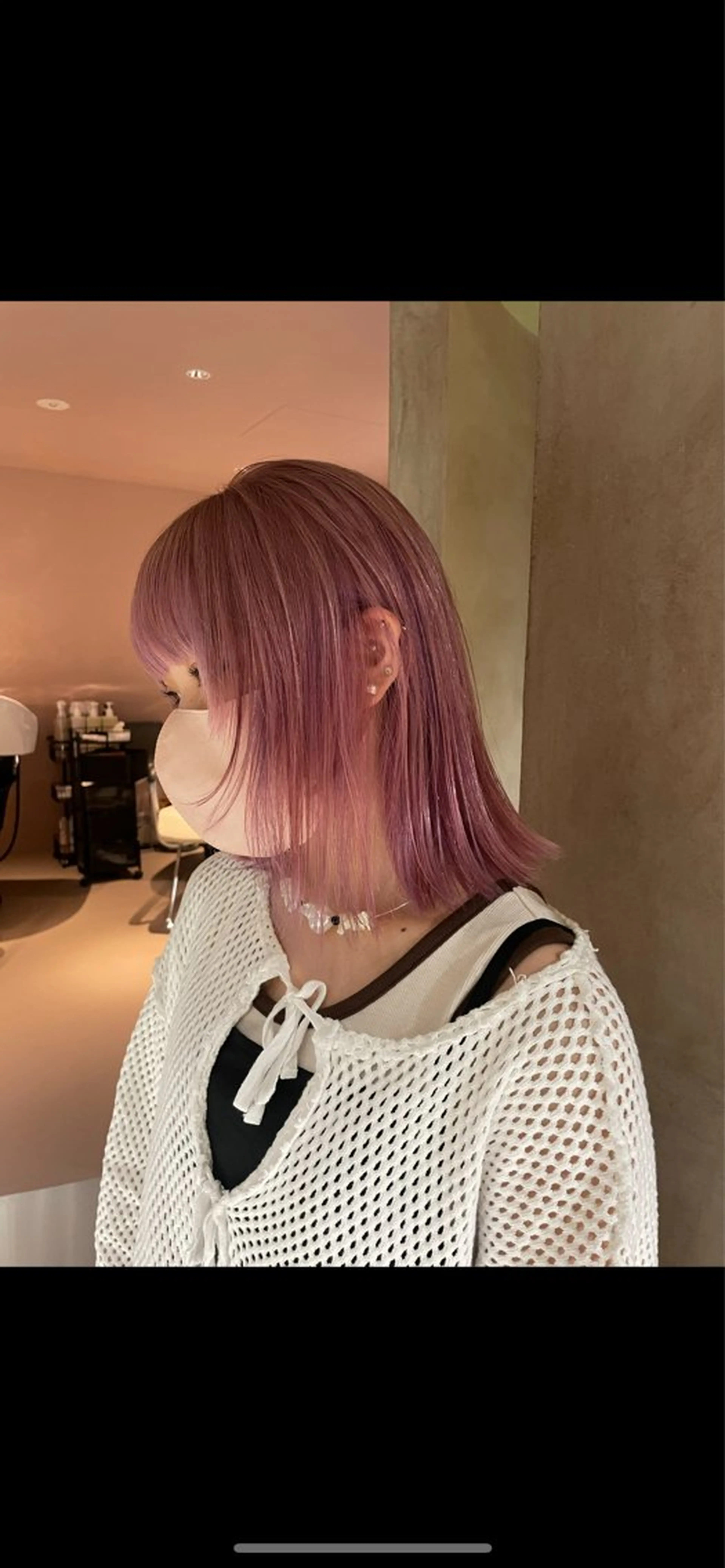 ミディアム カラー 似合わせカット/ ハイトーン/aoiのヘアスタイル