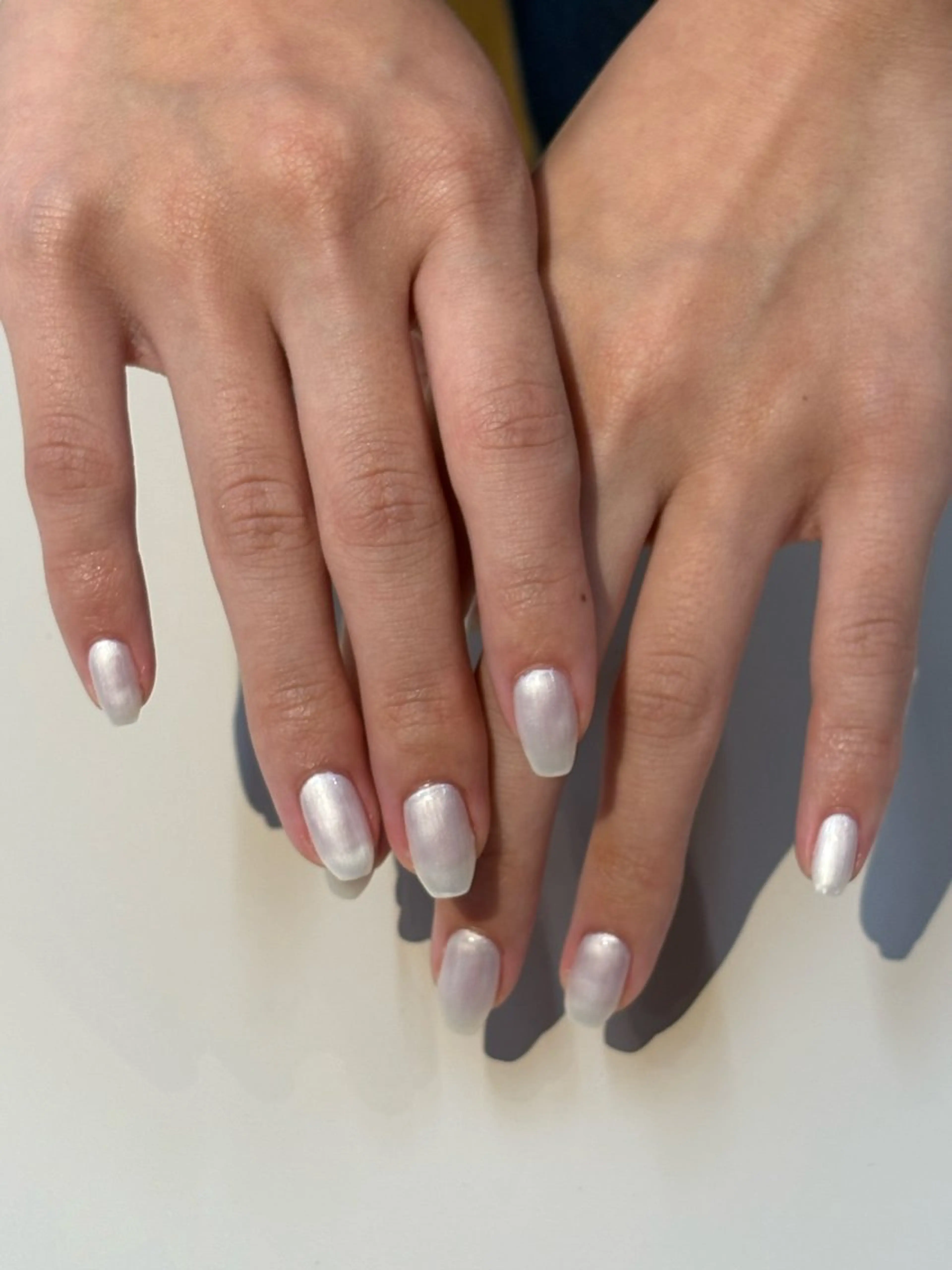 ネイル ワンカラーネイル ホワイト deg° erikaのネイルデザイン