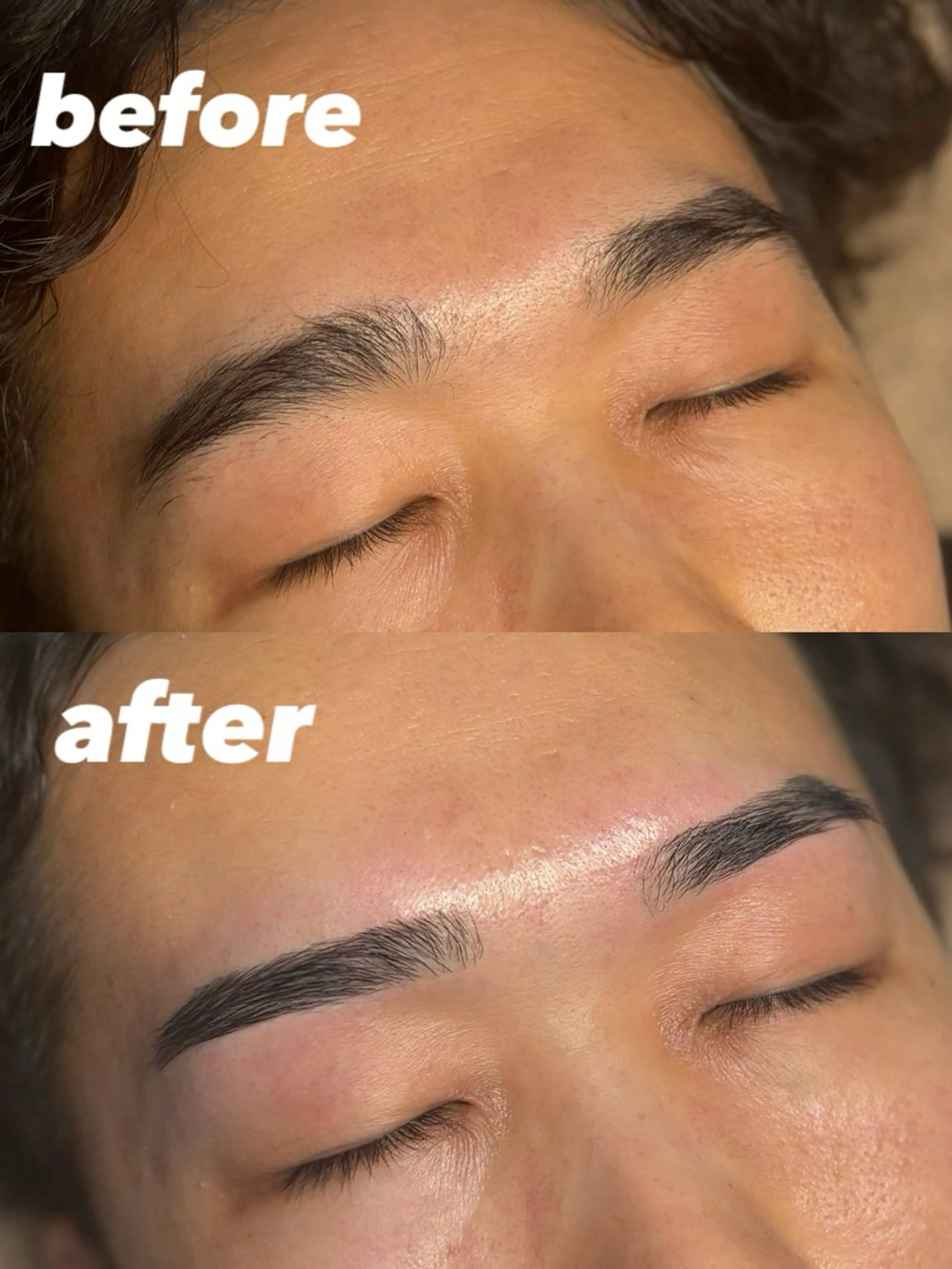 メンズ アイブロウ 眉毛ワックス脱毛 韓国肌管理BEAUTY-SALON Teena【ティーナ】ララピール/毛穴/脱毛所属・心斎橋眉毛サロン hiyoriの眉毛・アイブロウイメージ