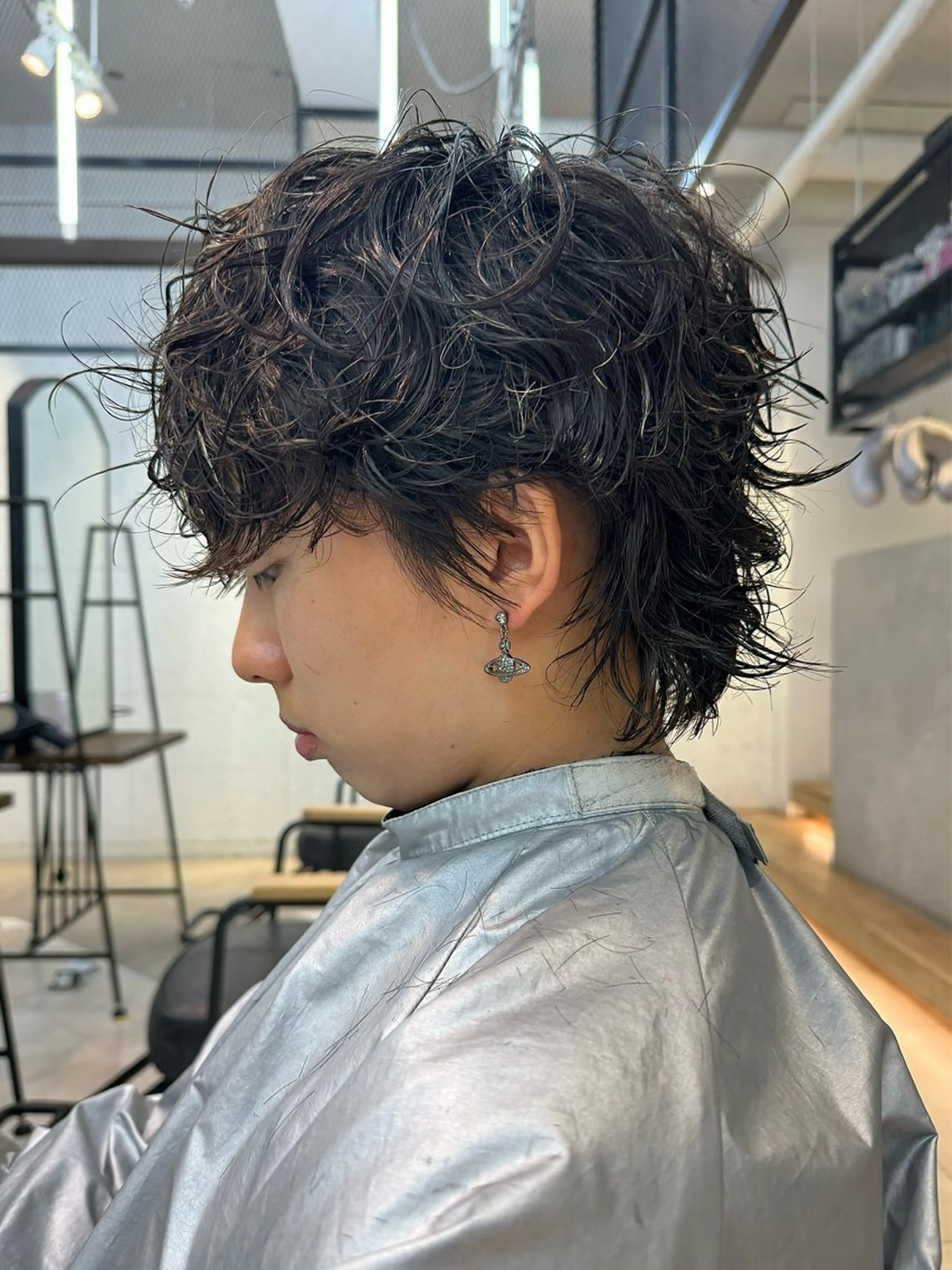 ショート パーマ メンズ カット パーマ 🇰🇷カルマパーマ kaito🇰🇷のヘアスタイル