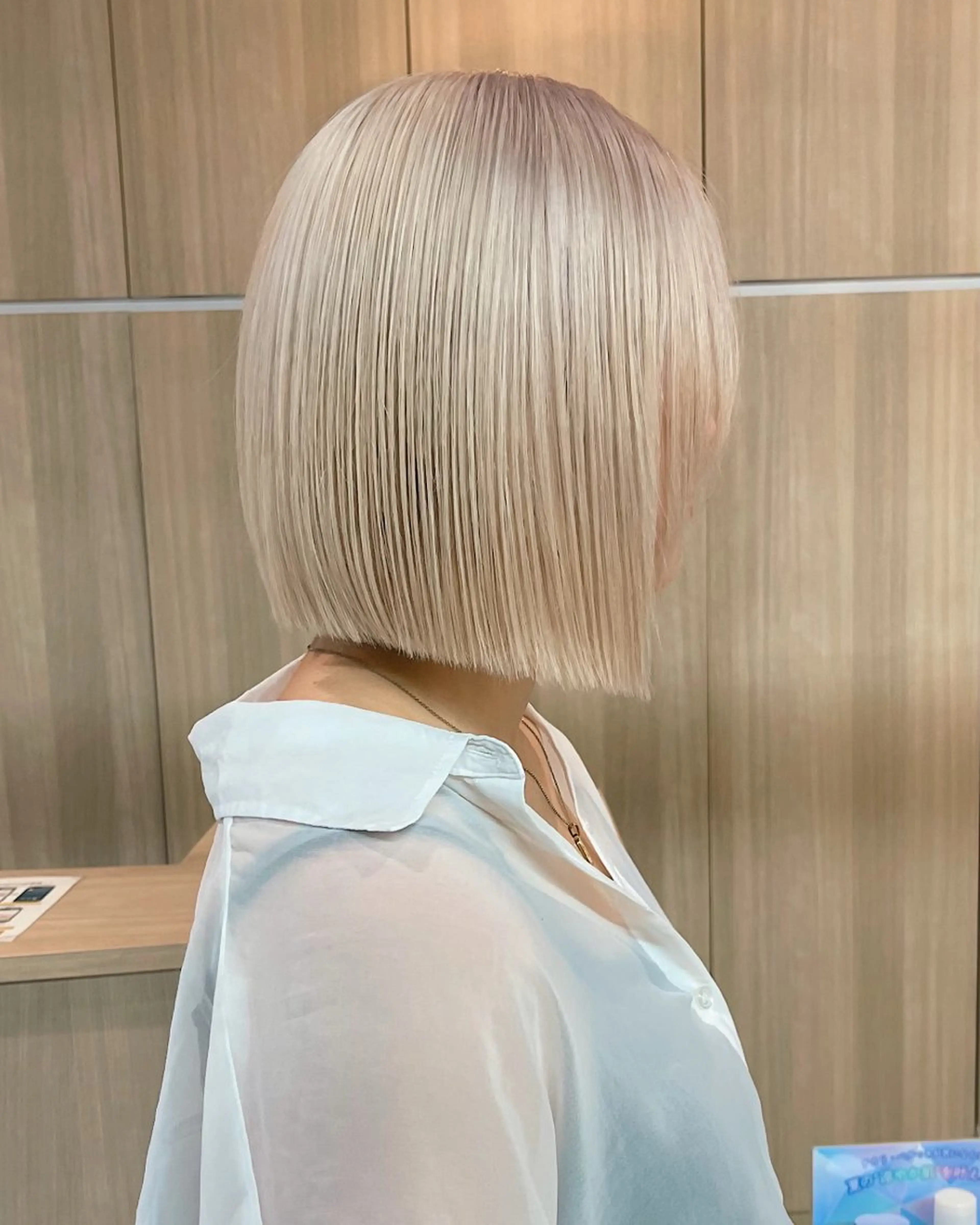 ミディアム カラー カット ヘアカラー トリートメント 野田頭 心🌿/ボブ レイヤー/艶カラーのヘアスタイル