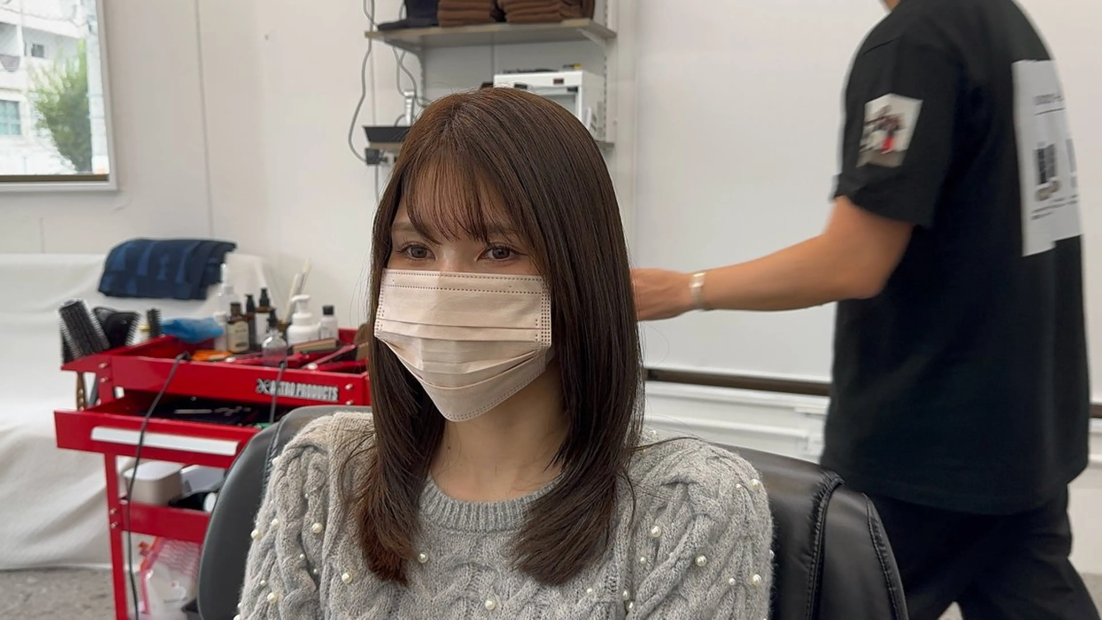 セミロング PILILANI CHOP SHOP所属・安田 聡志のヘアスタイル