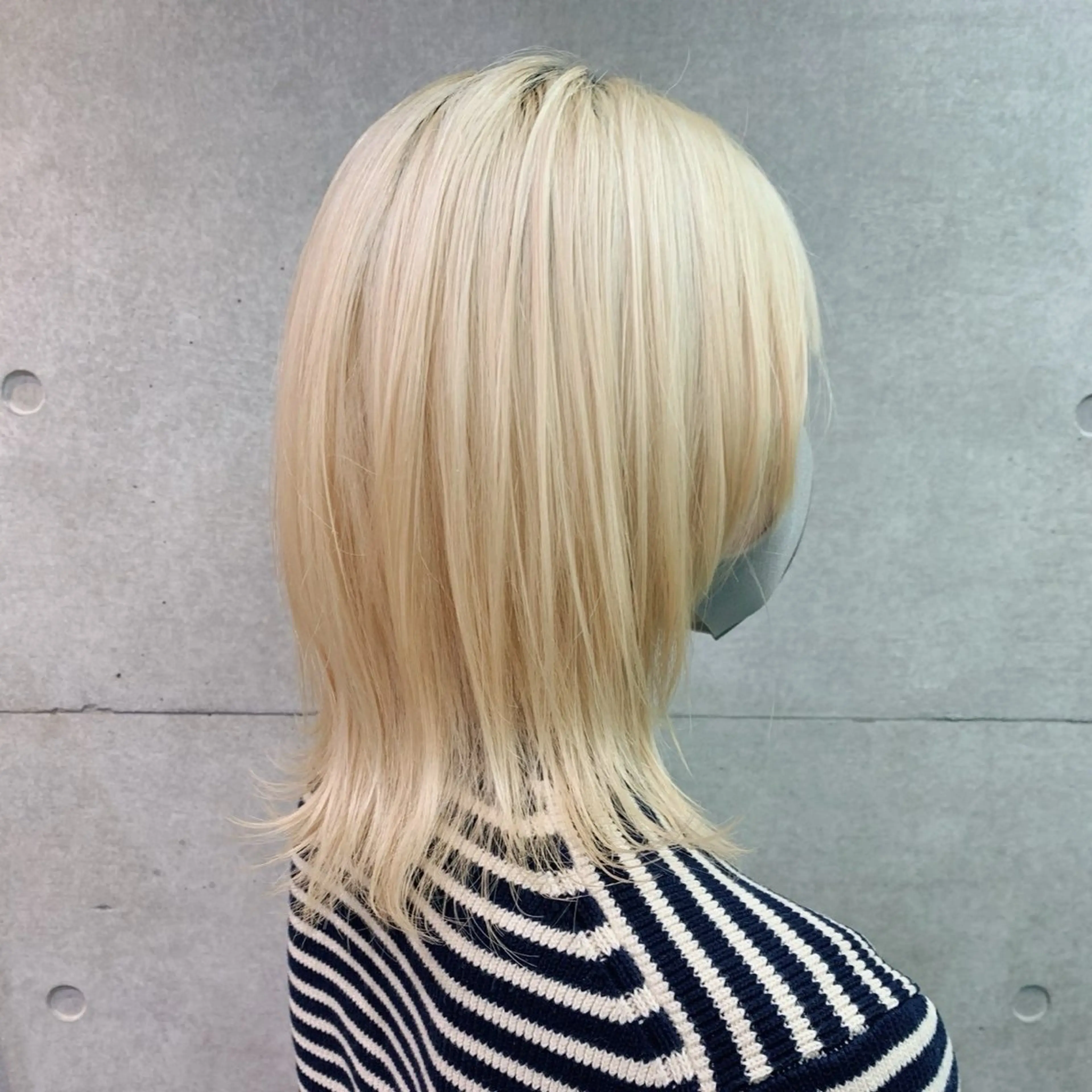 ミディアム カラー 韓国レイヤー/透明感 /髪質改善/アジキのヘアスタイル