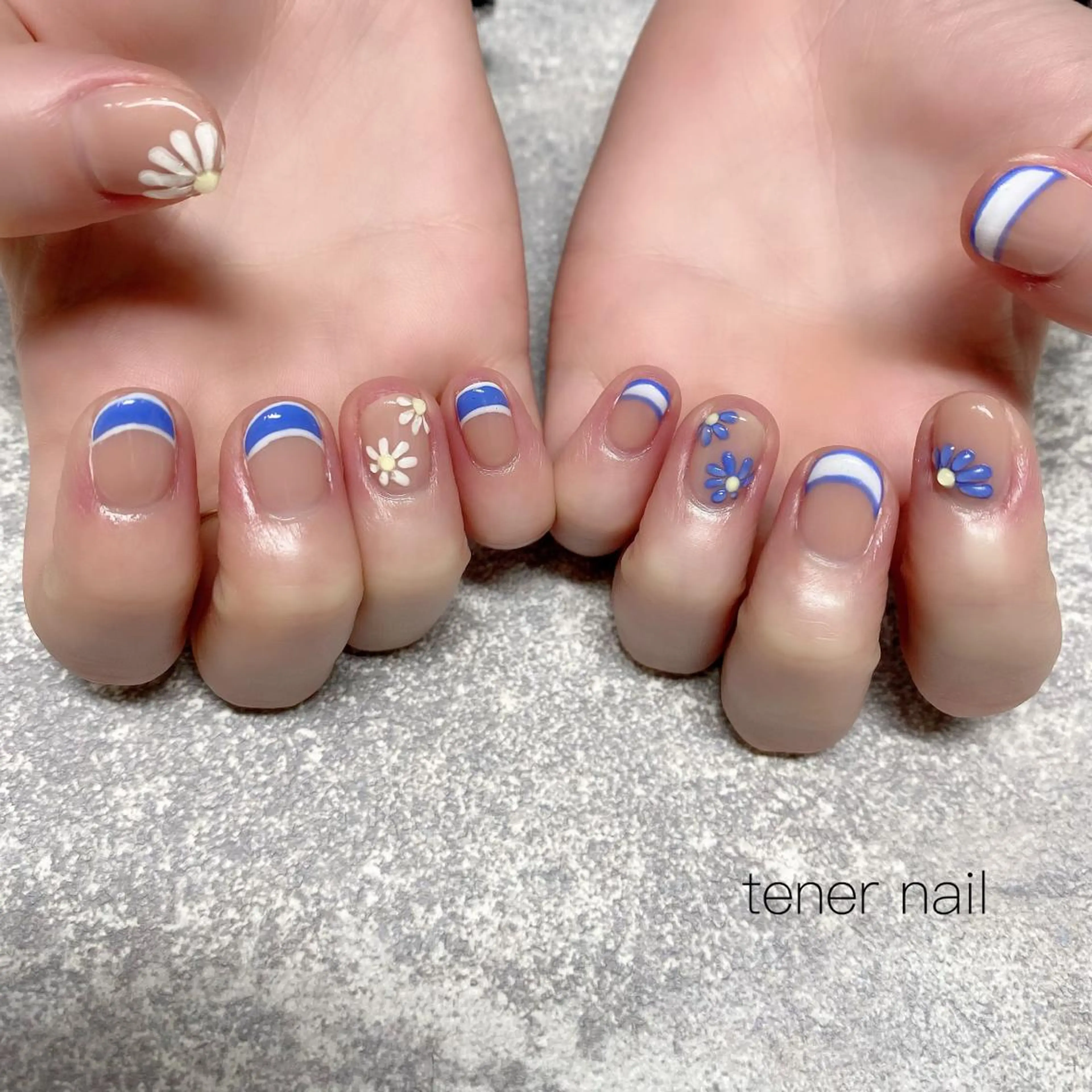 ネイル フラワーネイル ぷっくりネイル tener  nail  テネルネイル所属・テネルネイル tener nailのネイルデザイン