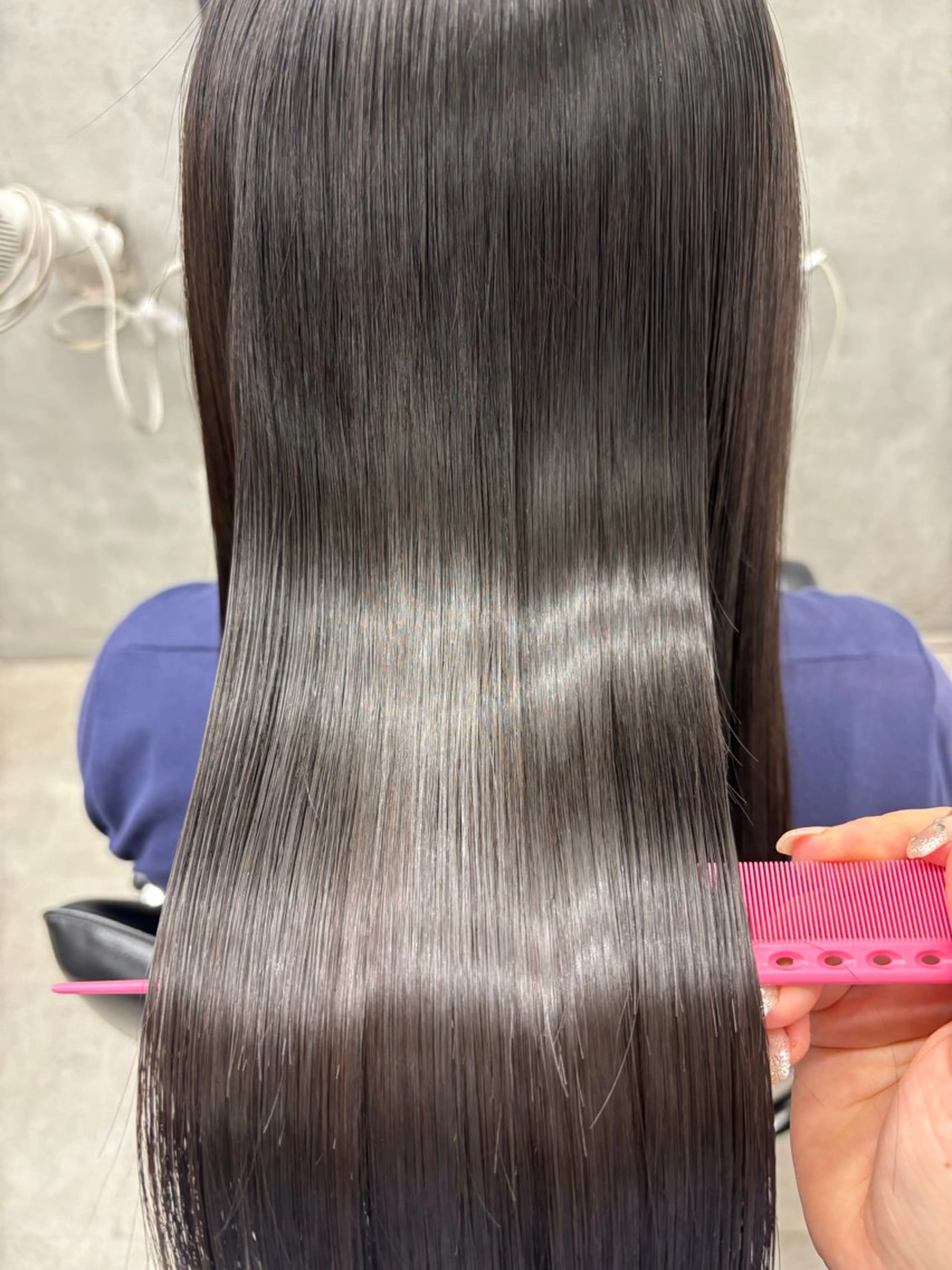 ロング カラー 髪質改善 縮毛矯正 トリートメント 巻ける縮毛矯正🌸 勝倉　麗のヘアスタイル