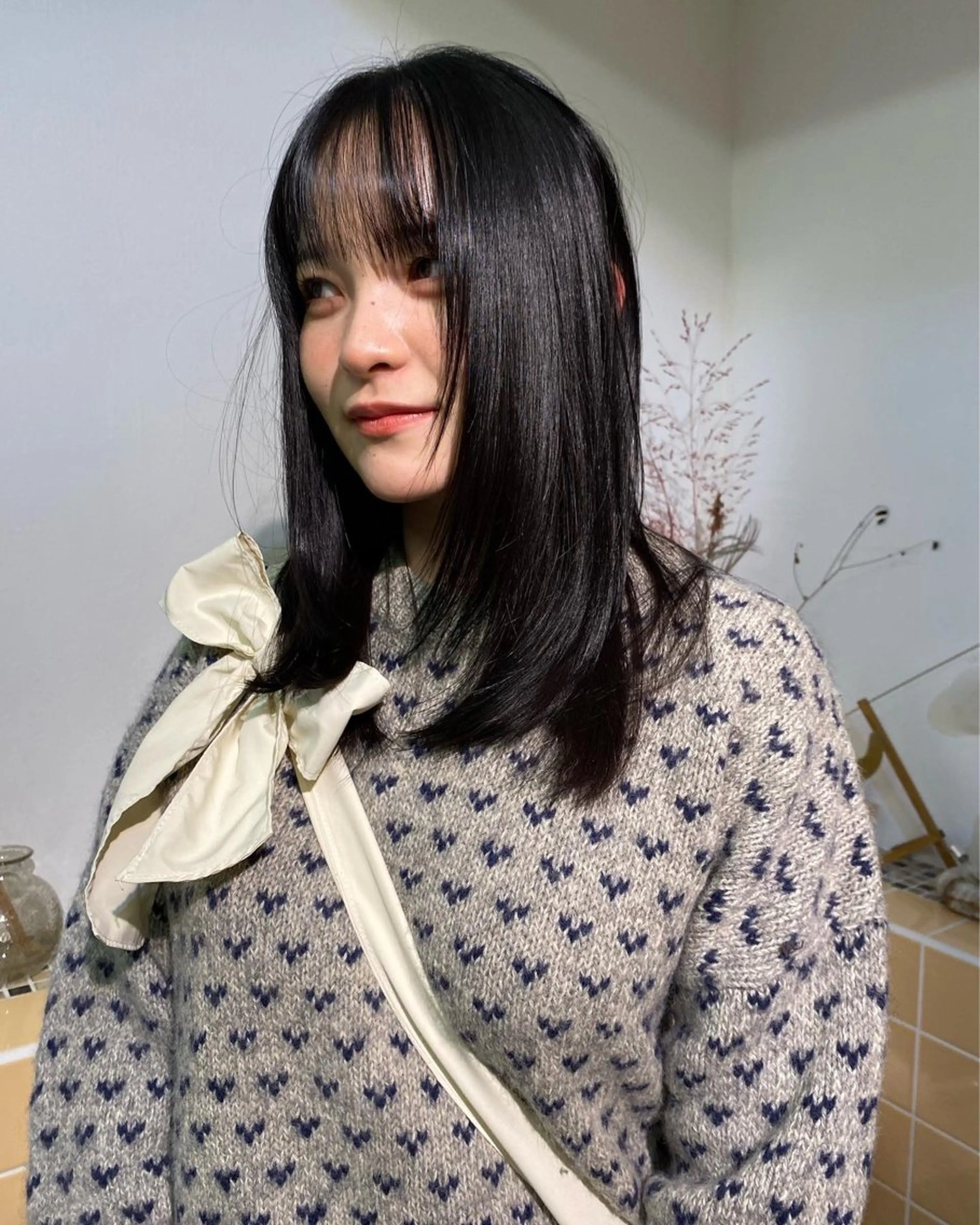 カラー ヘアカラー トリートメント iroha/ n.w.h🎀のヘアスタイル