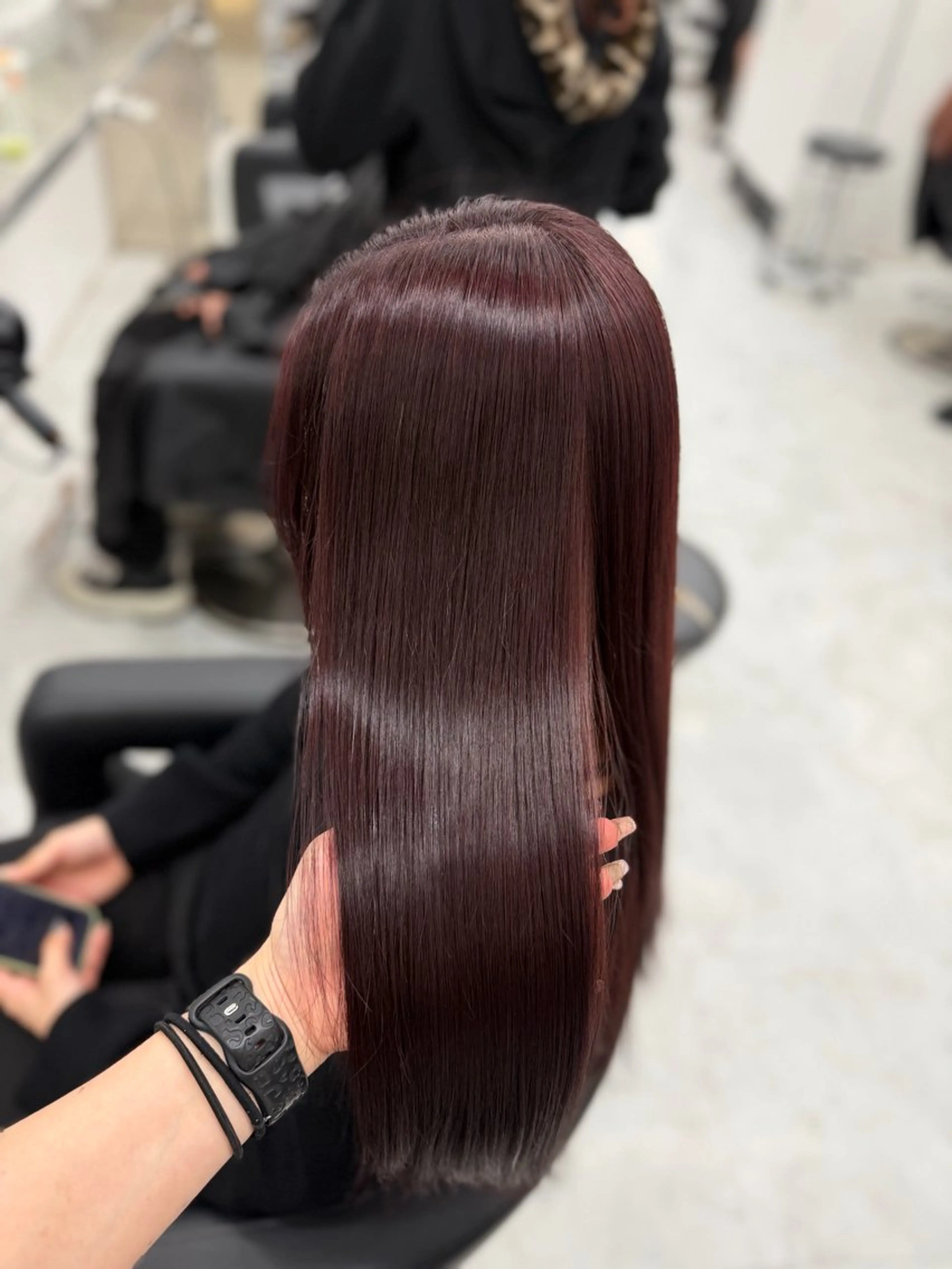 カラー ヘアカラー 透ける透明感カラー 🤍anju🎀のヘアスタイル