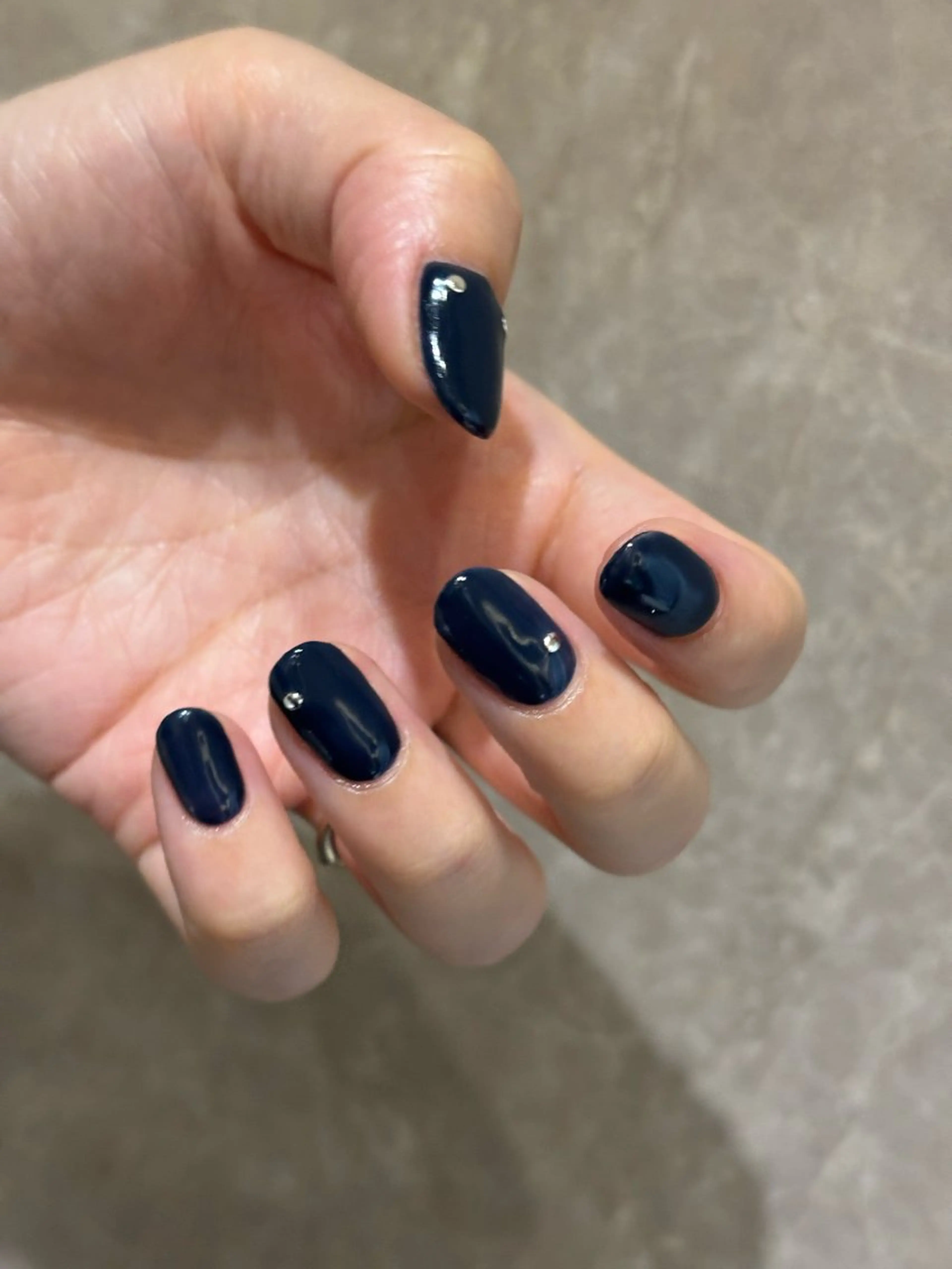 ワンカラーorラメグラデーションの写真