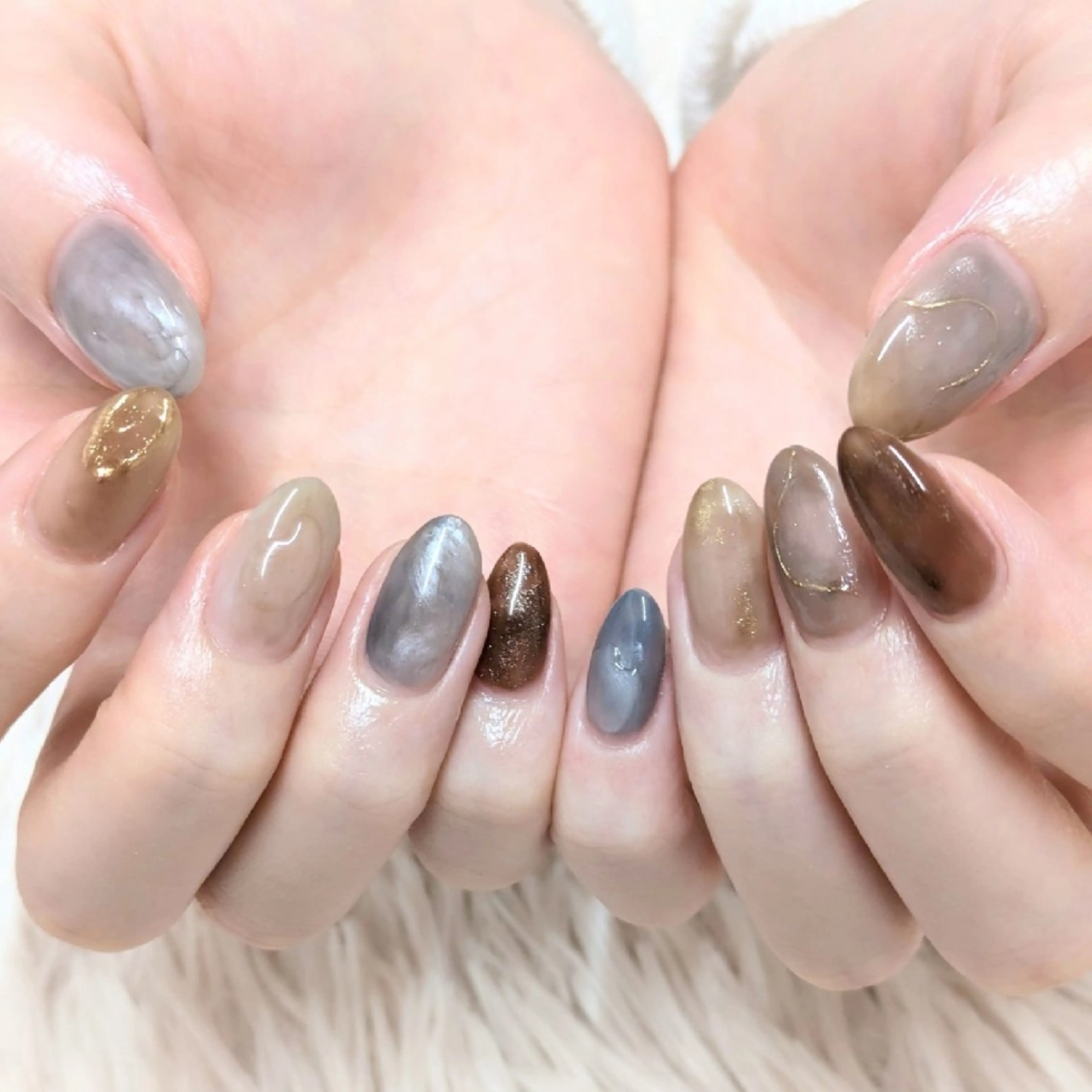 ネイル ハンドネイル 會田 瑠衣のネイルデザイン